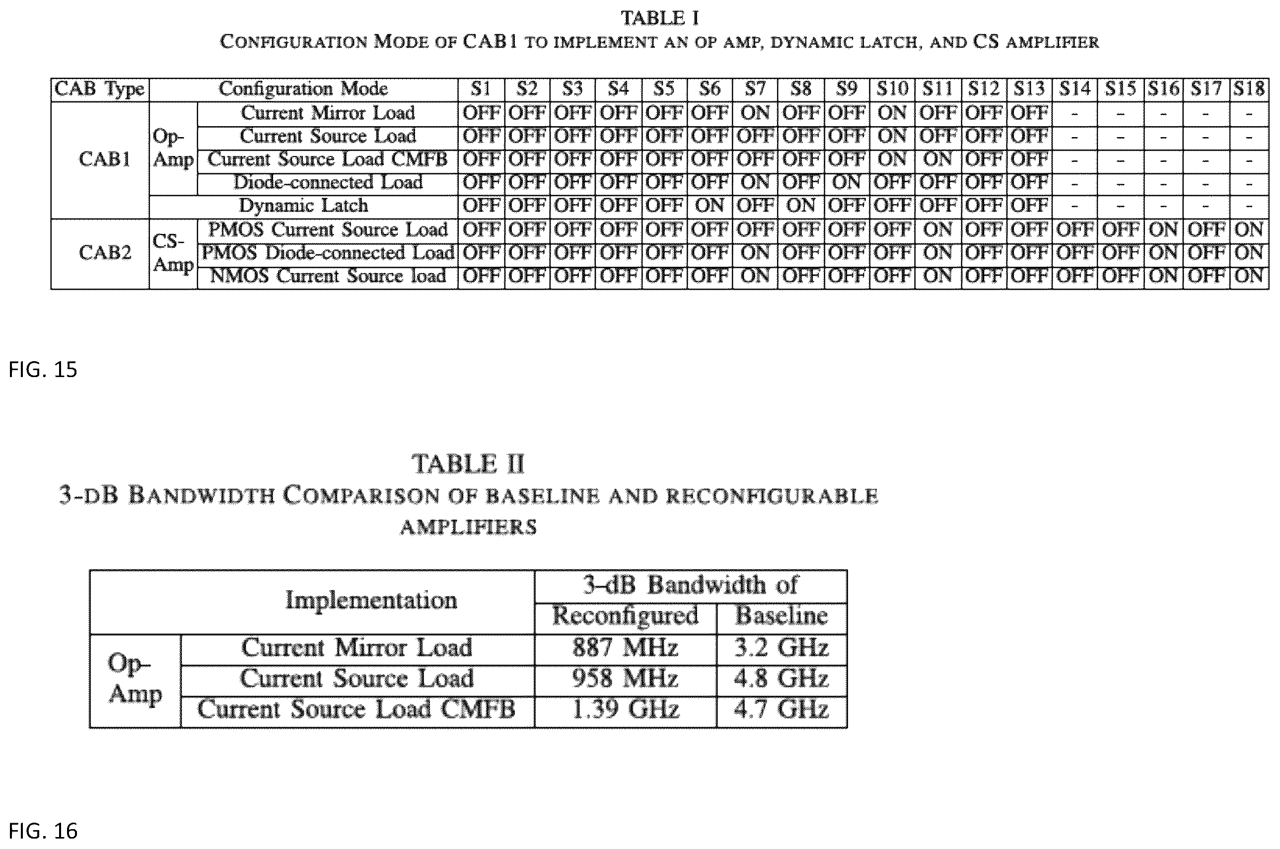 Patent US12562743 Figure 13 – Reconfigurable array for analog applications