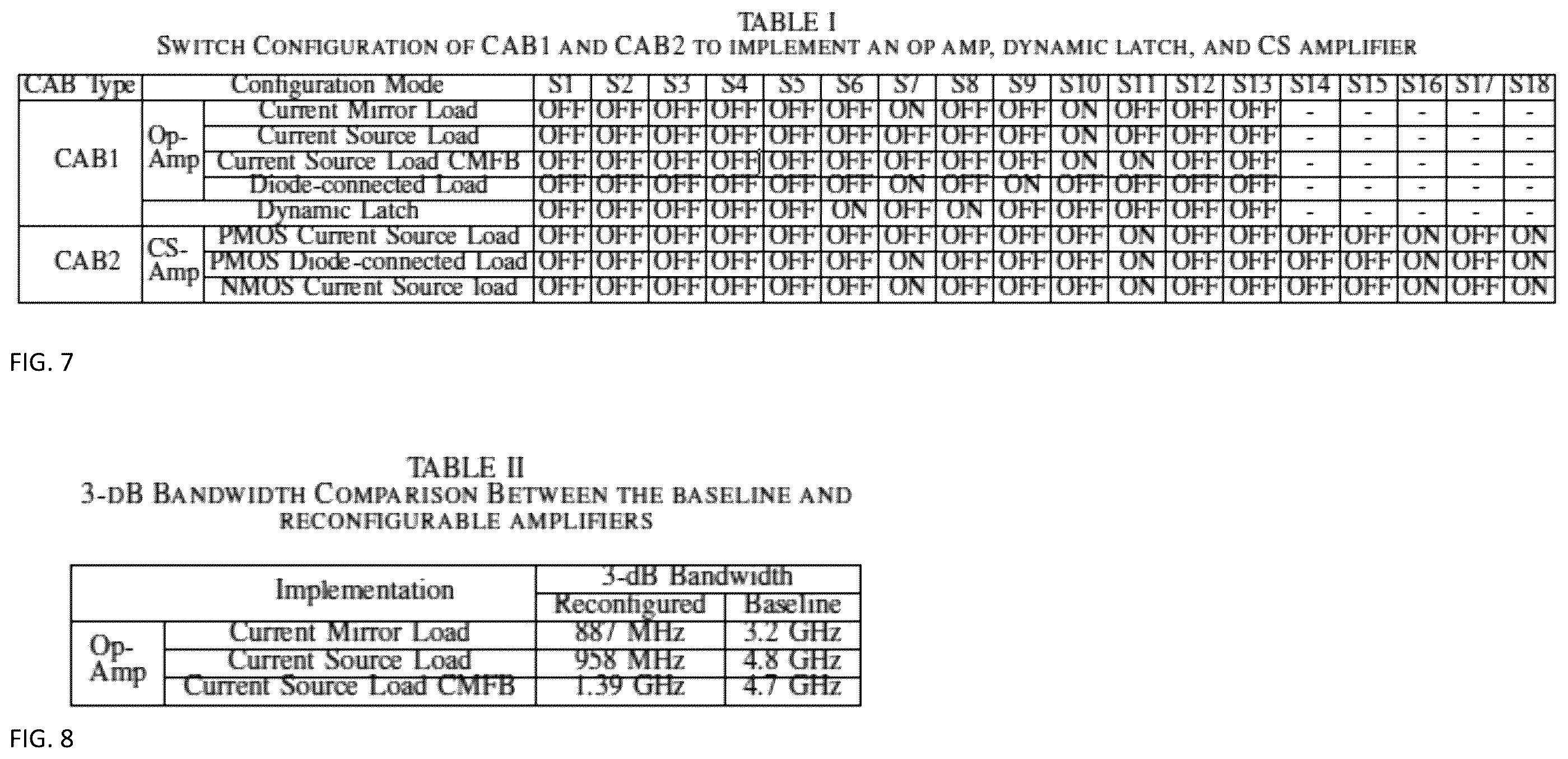 Patent US12562744 Figure 6 – Reconfigurable array for analog applications