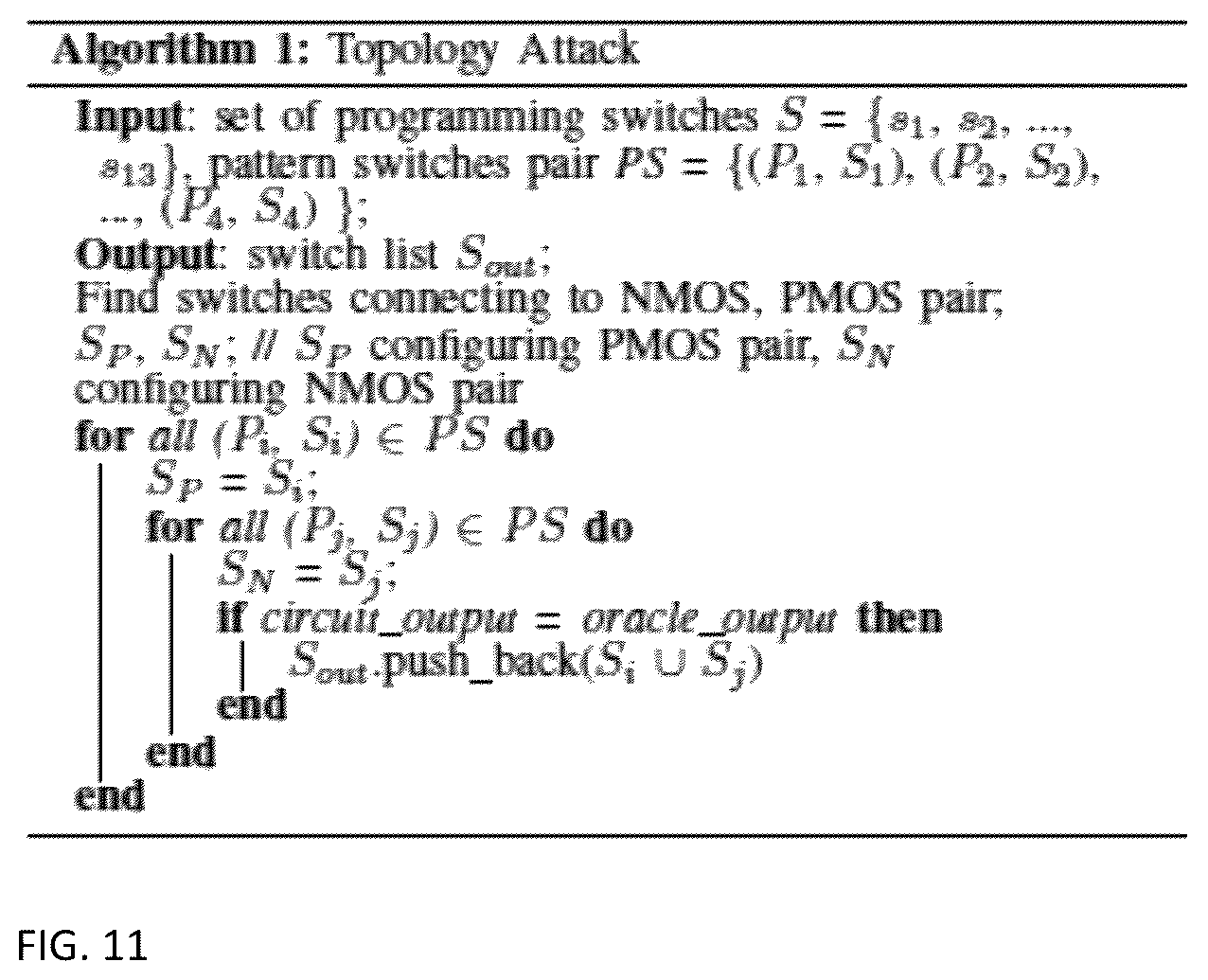 Patent US12562744 Figure 8 – Reconfigurable array for analog applications