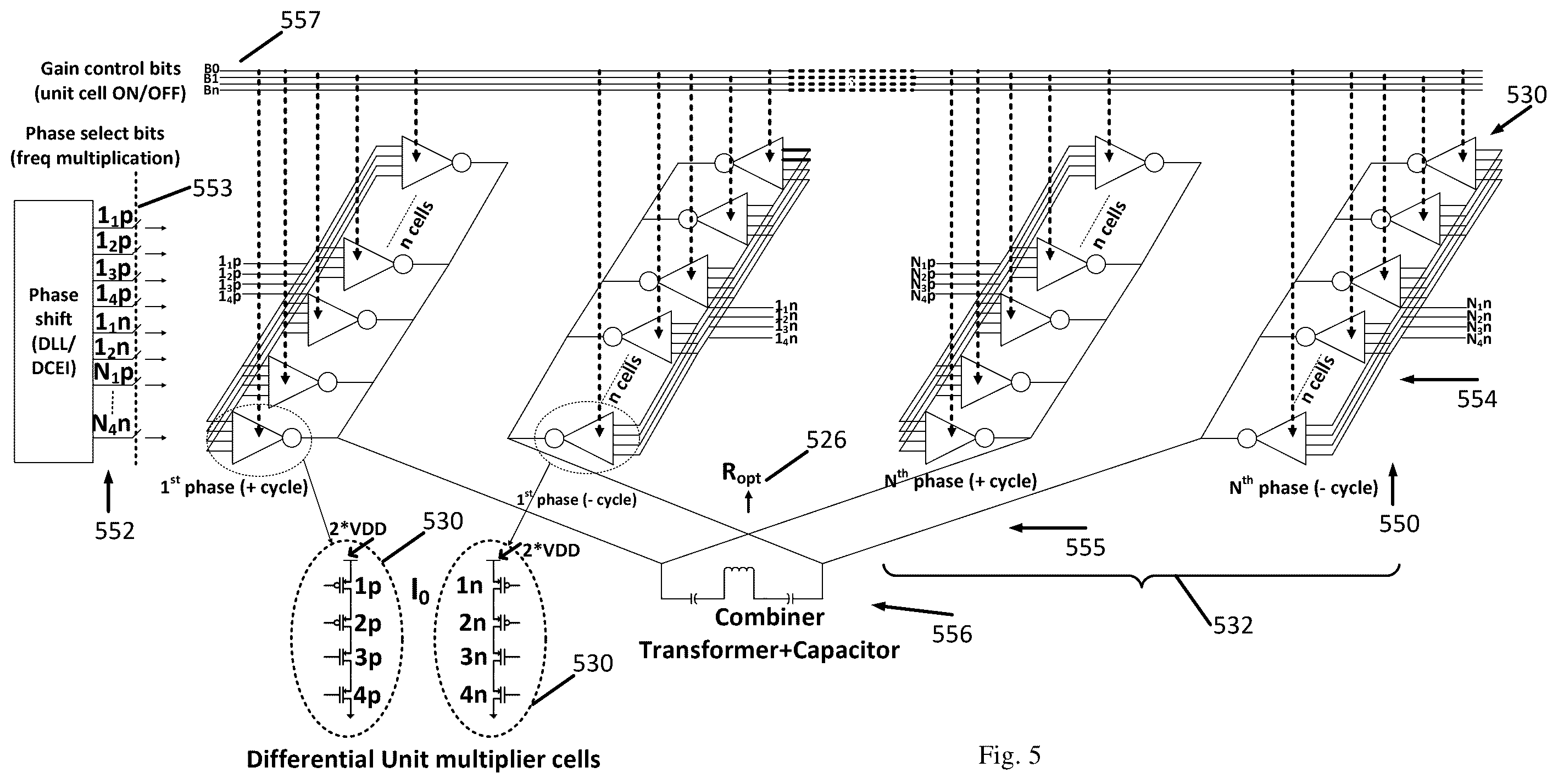 Patent US12562745 Figure 5 – Apparatus, system, and method of a digitally-controlled frequency multiplier