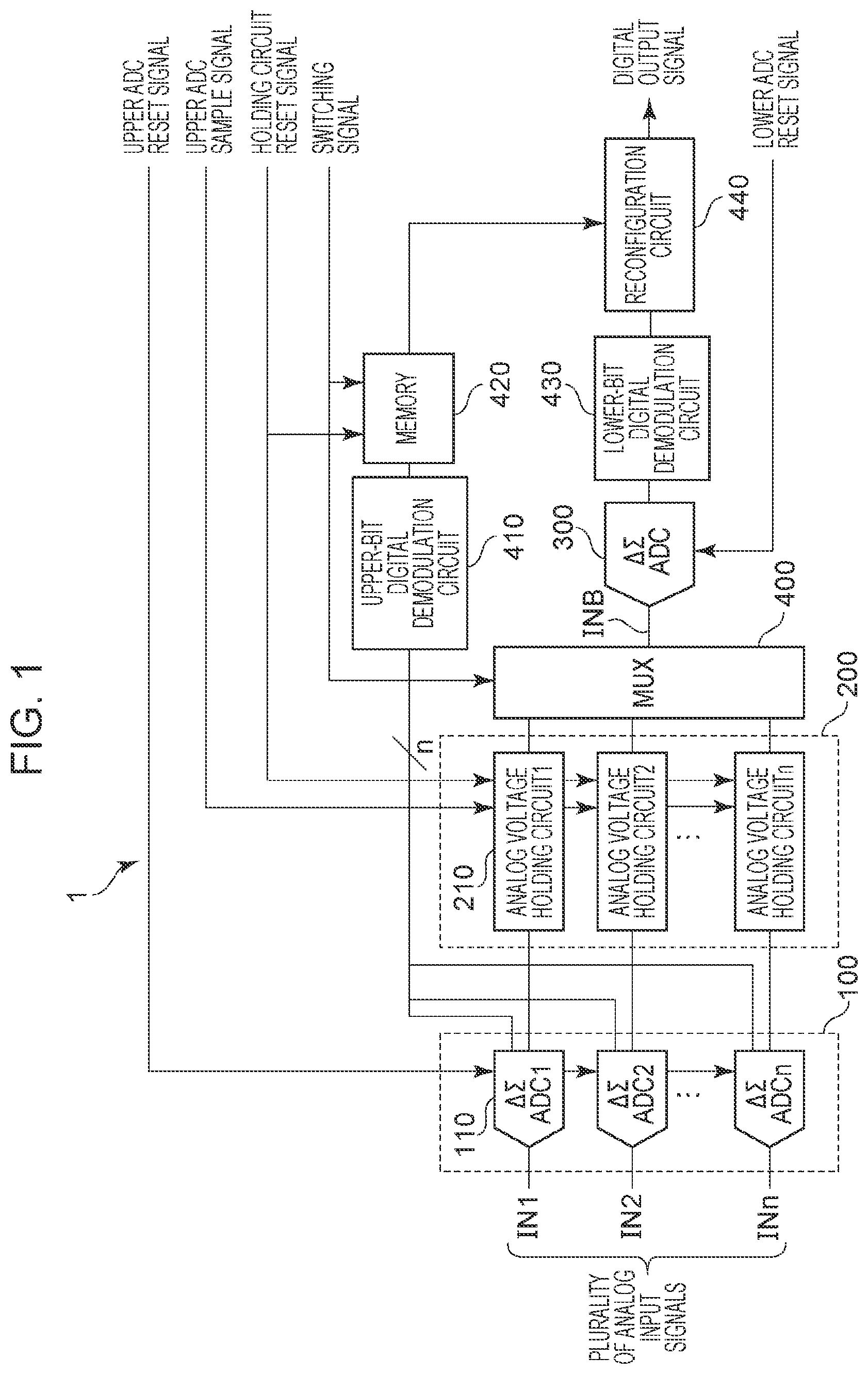 Patent US12562748 Figure 1 – Ad conversion circuit photoelectric conversion apparatus, photoelectric conversion system, and moving body
