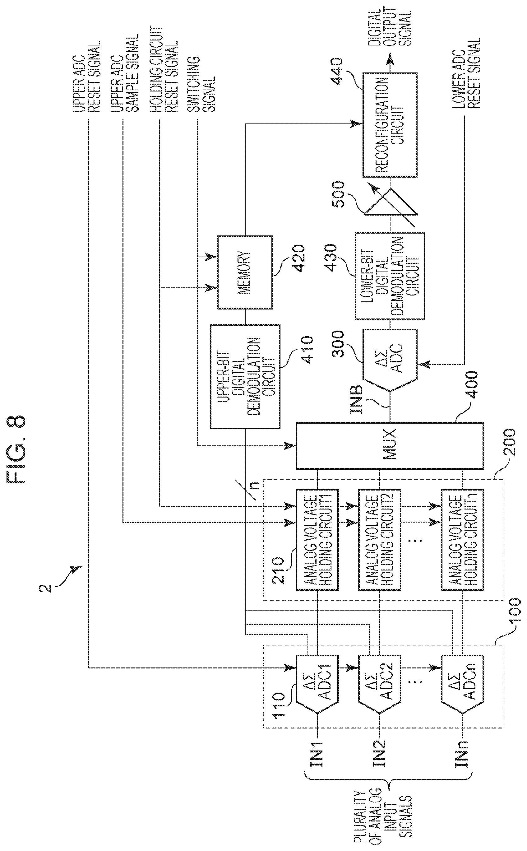 Patent US12562748 Figure 9 – Ad conversion circuit photoelectric conversion apparatus, photoelectric conversion system, and moving body