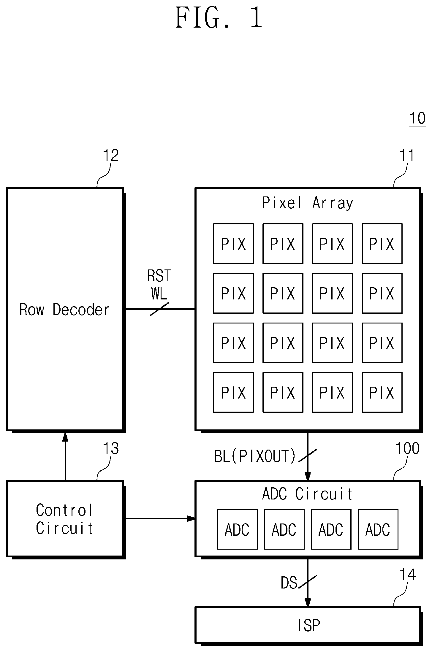 Patent US12562750 Figure 1 – Analog-to-digital circuit and operation method thereof