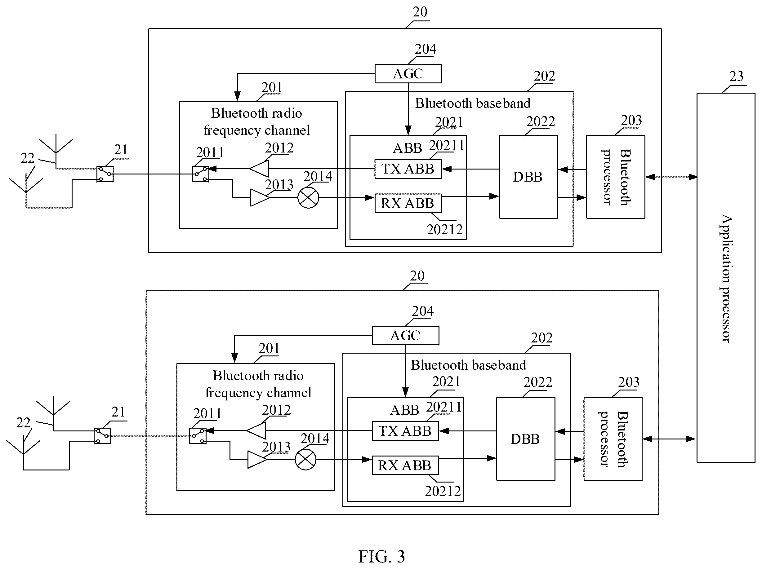 Patent US12562758 Figure 3 – Bluetooth chip, signal receiving method, and bluetooth communications apparatus