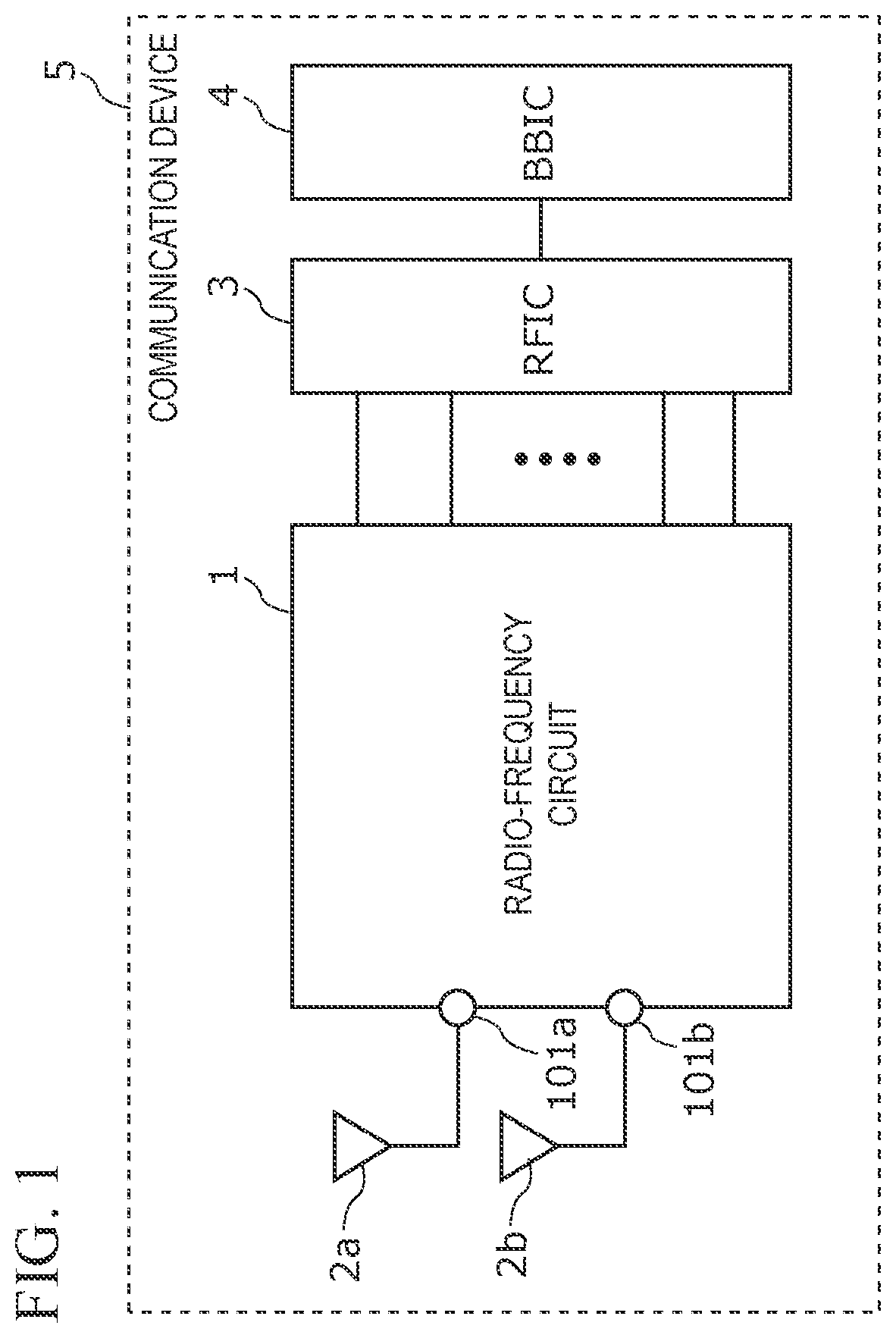 Patent US12562759 — Radio-frequency circuit and communication device — Figure 1