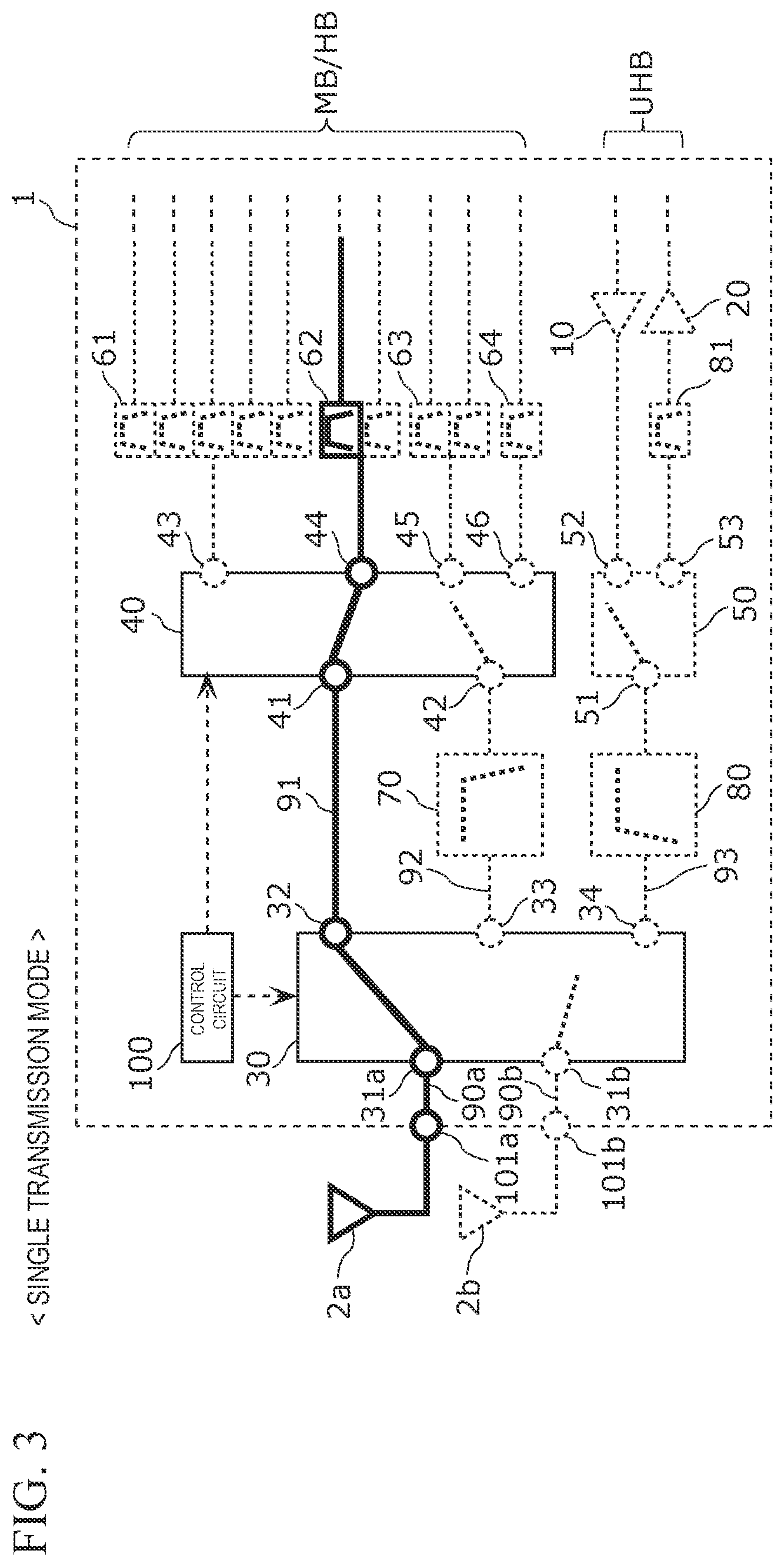 Patent US12562759 Figure 3 – Radio-frequency circuit and communication device