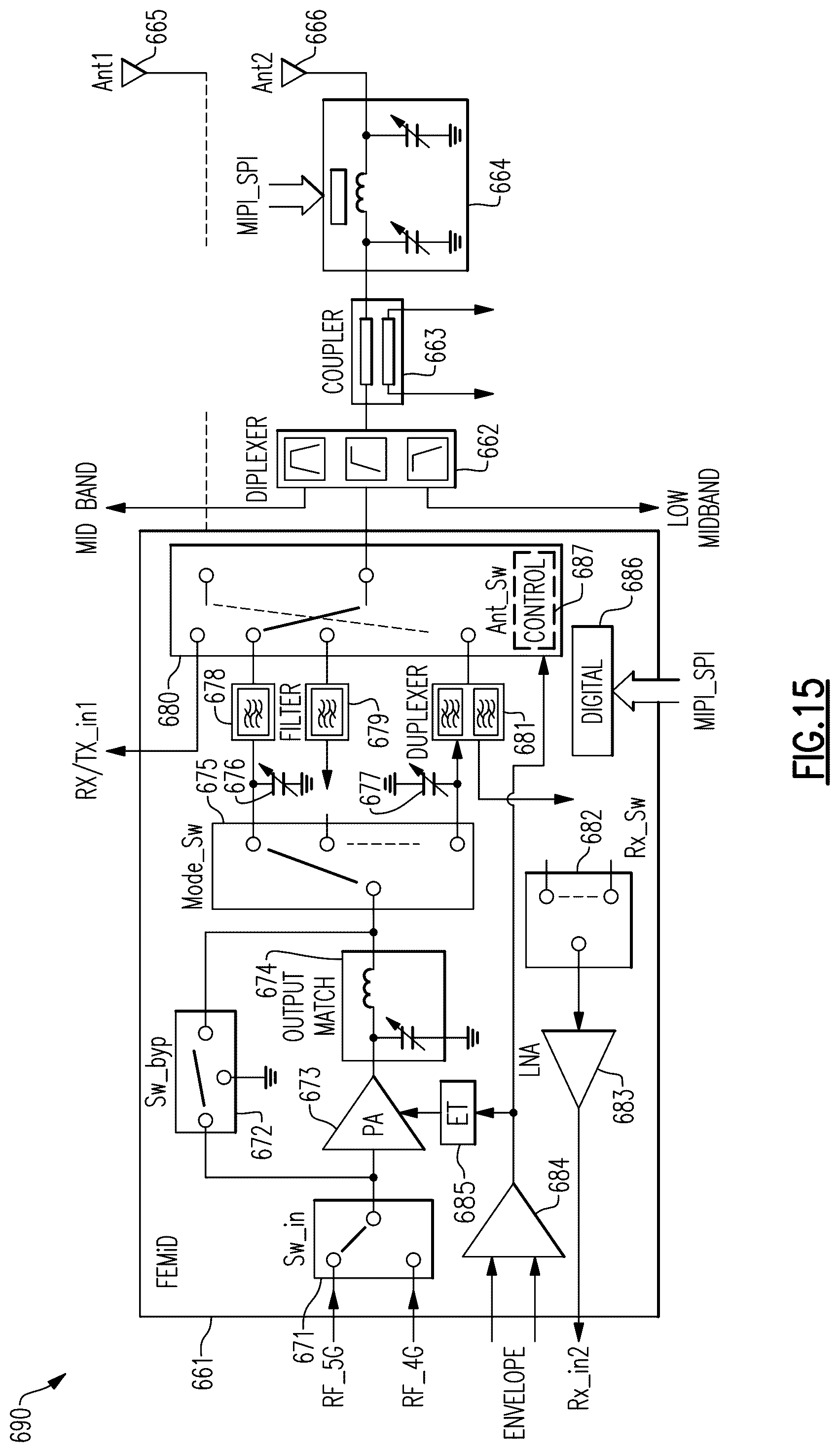 Patent US12562760 Figure 17 – Envelope controlled radio frequency switches