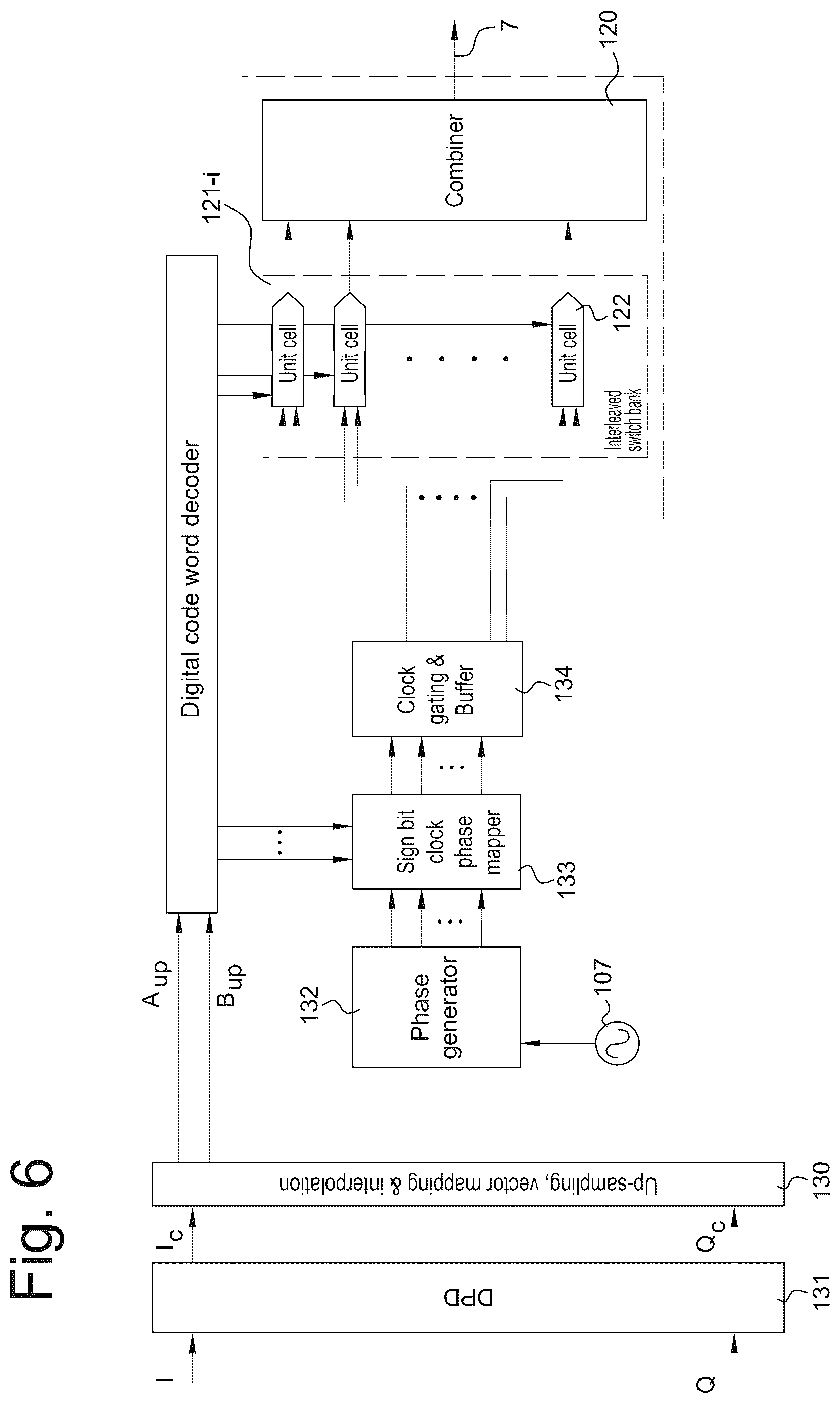 Patent US12562762 Figure 6 – Digital transmitter featuring a 50%-LO signed phase mapper
