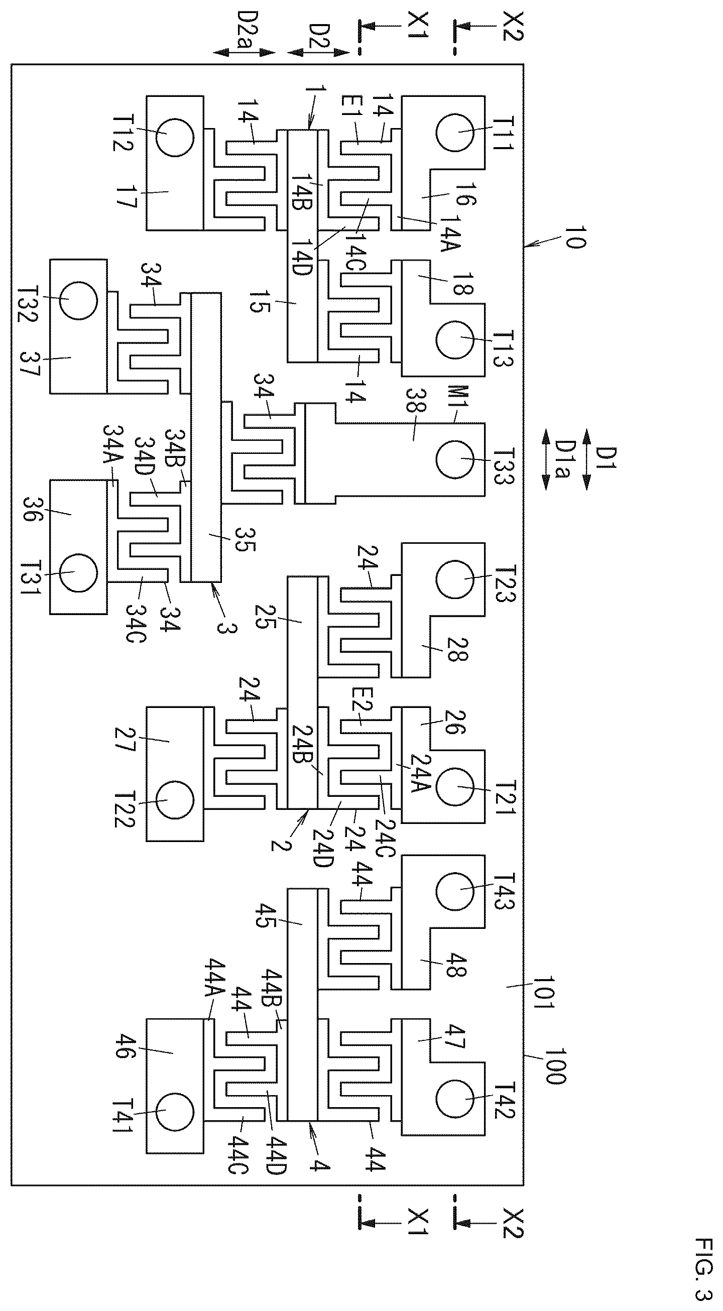 Patent US12562767 Figure 3 – Radio-frequency module and communication device