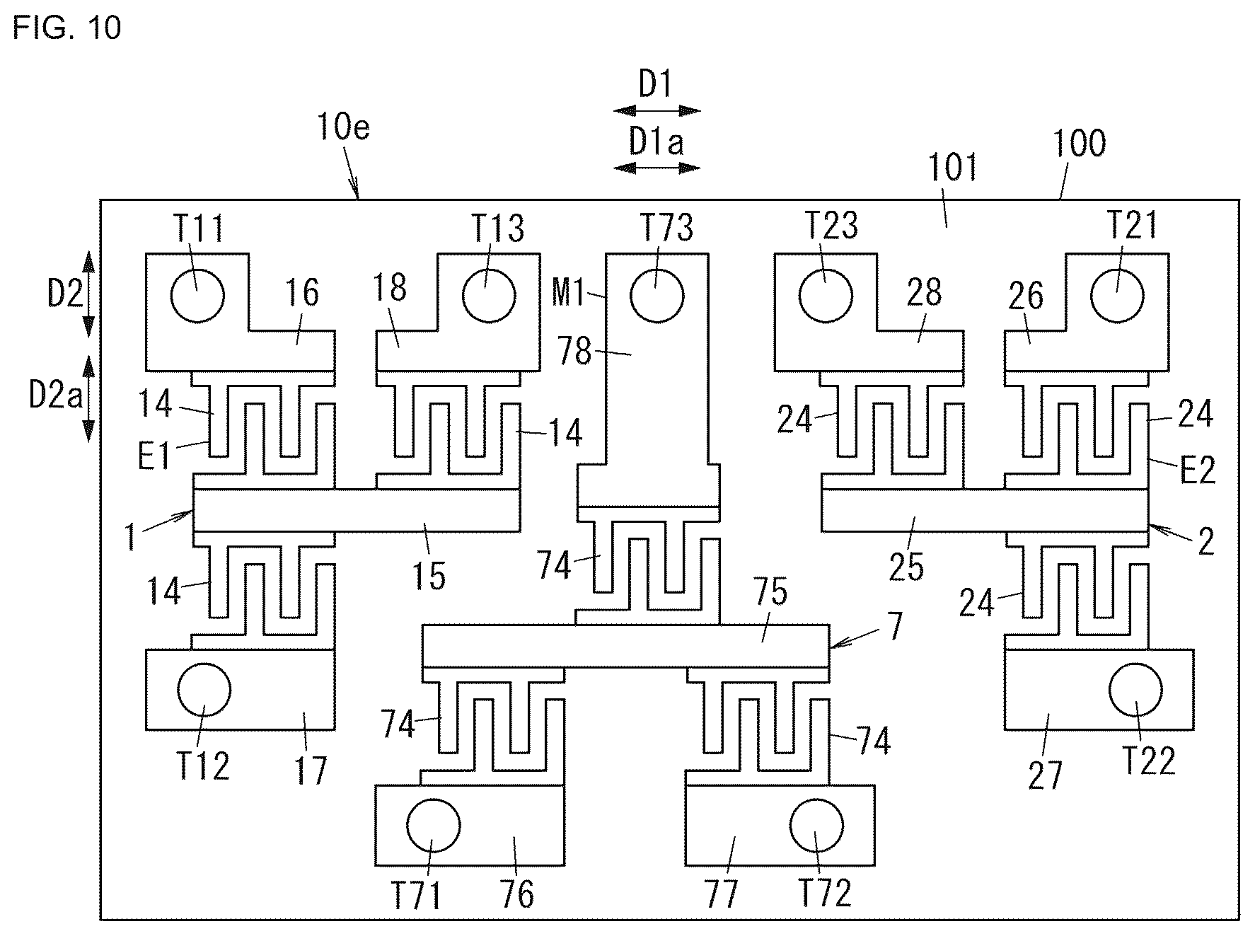 Patent US12562767 Figure 8 – Radio-frequency module and communication device