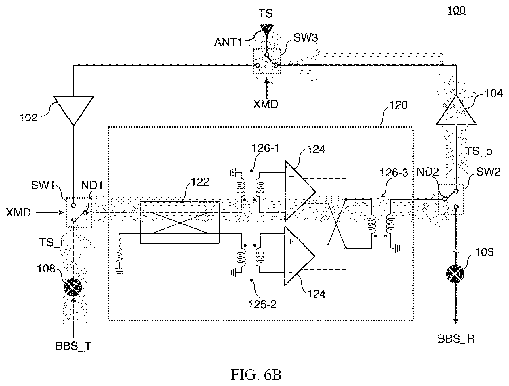 Patent US12562771 Figure 6 – Transceiver and wireless communication apparatus including the same