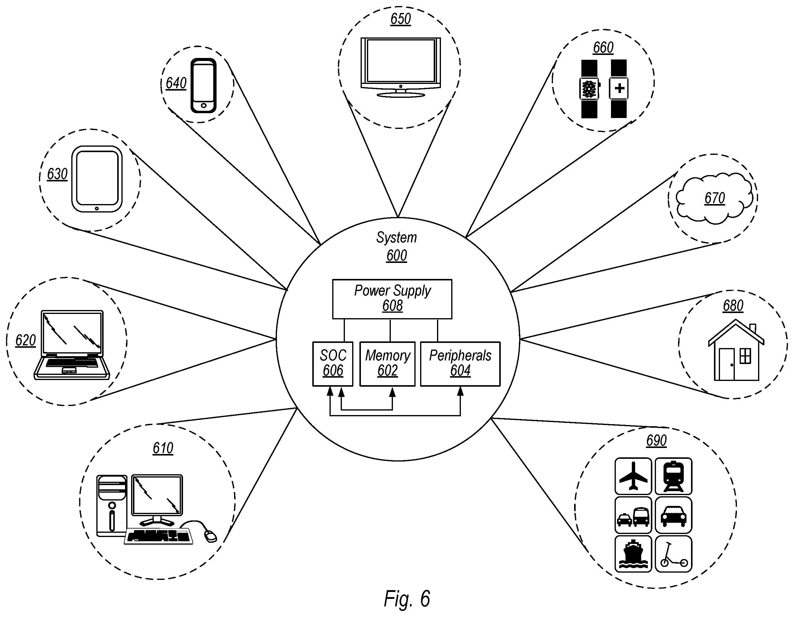 Patent US12562777 Figure 6 – Transceiver with shared filter for both transmit and receive modes