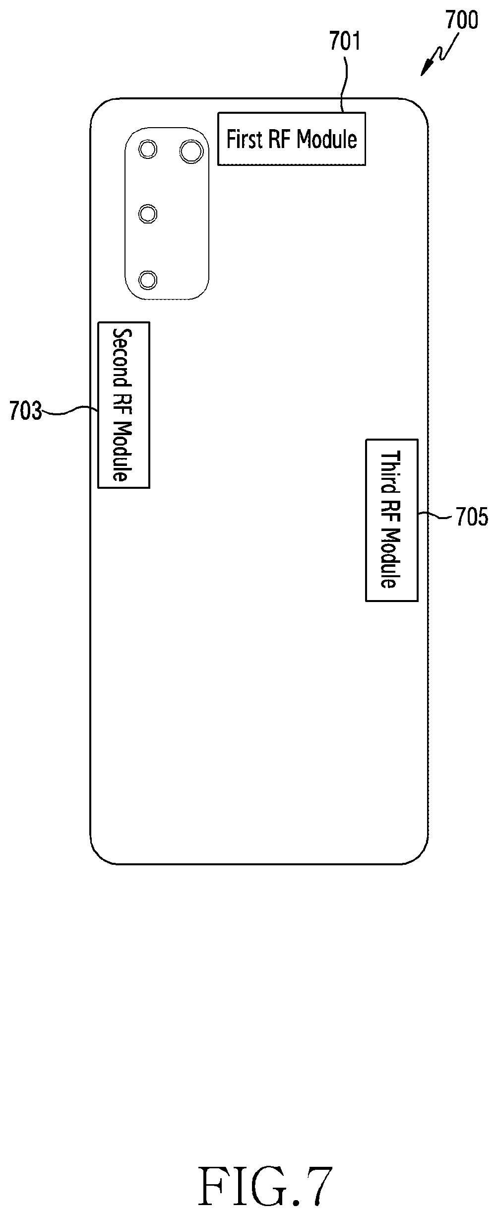 Patent US12562791 Figure 7 – Electronic device for operating antenna module and method for controlling same