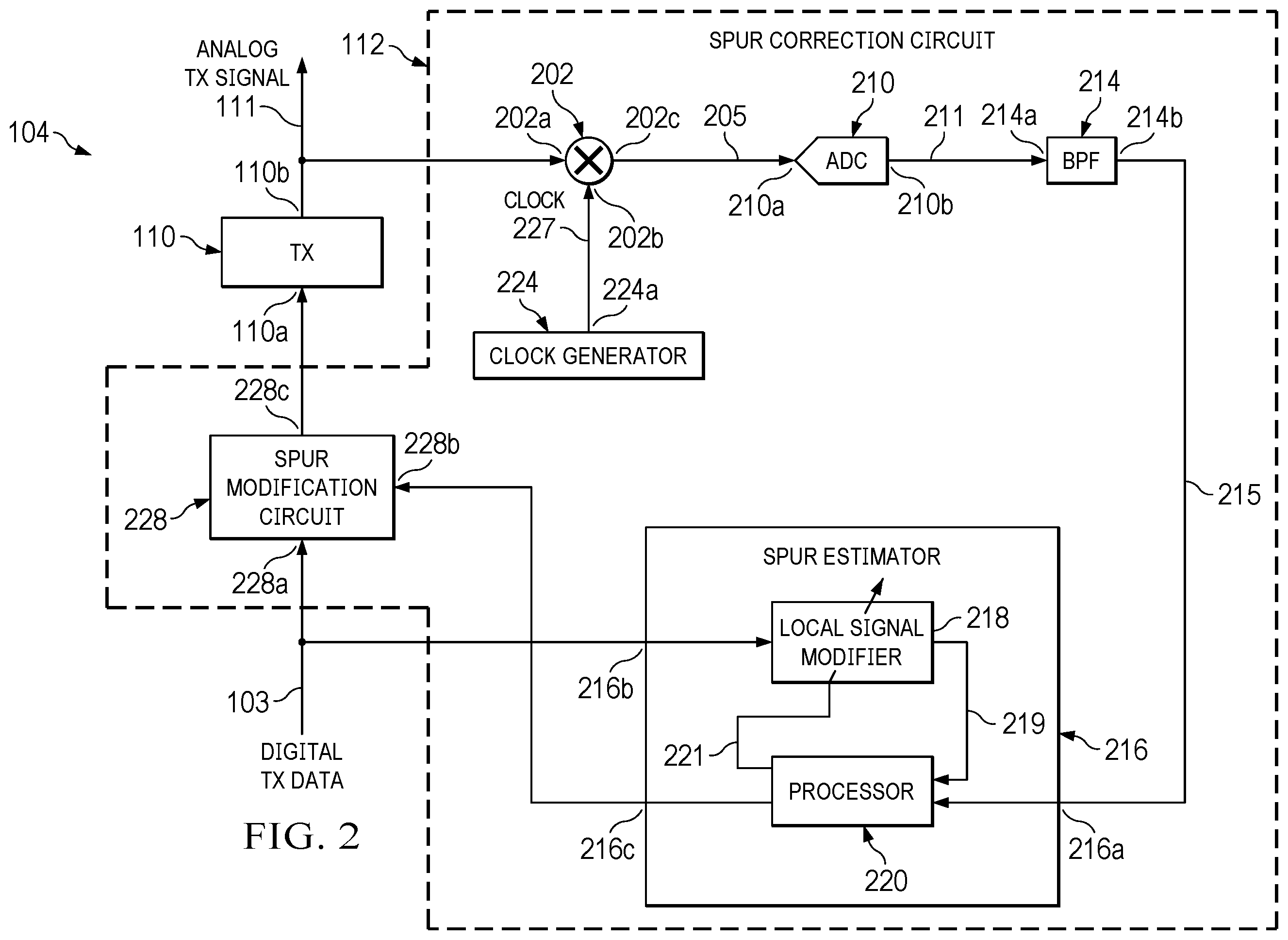 Patent US12562820 Figure 2 – Spur correction