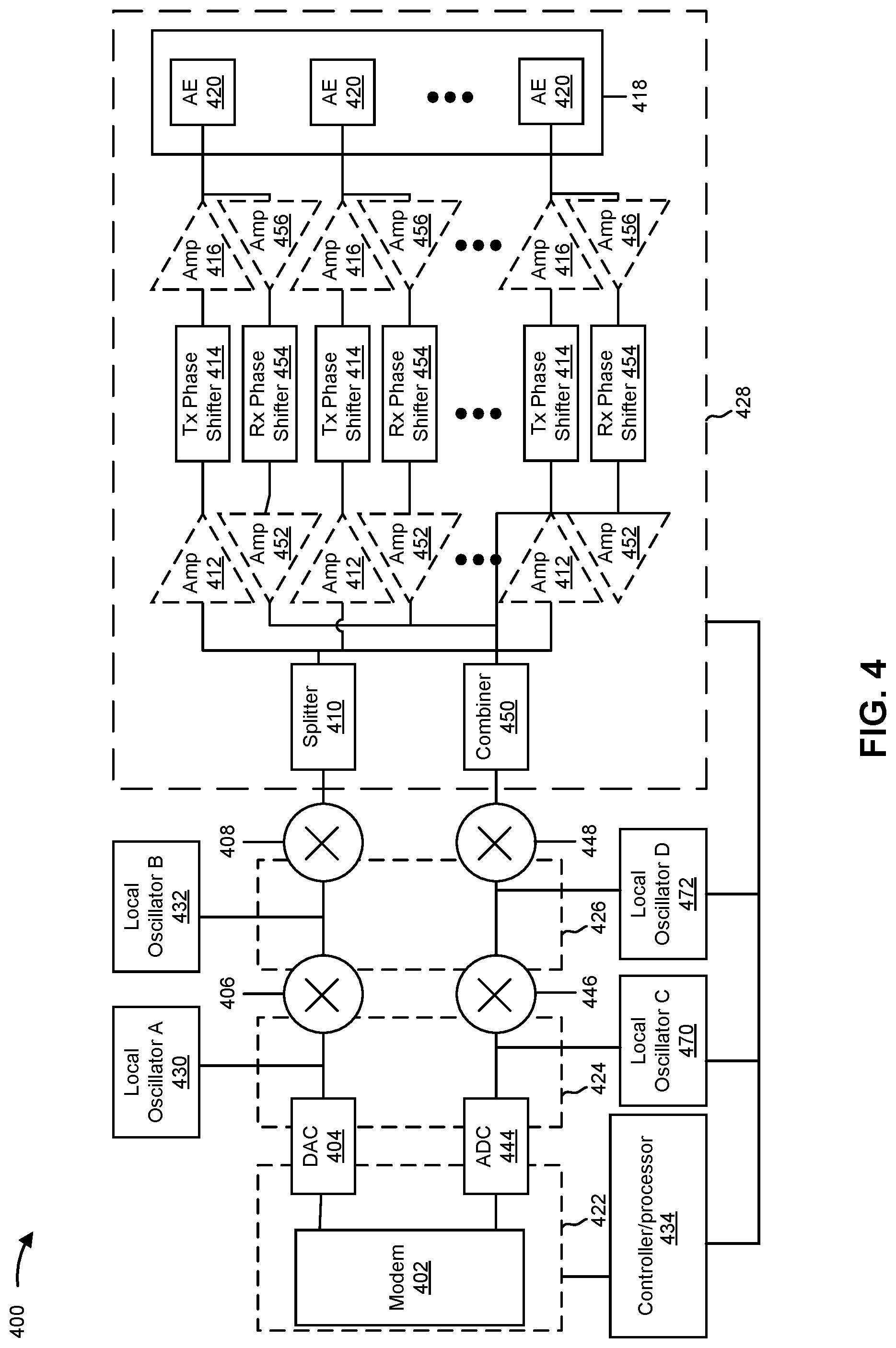 Patent US12562821 Figure 4 – Methods for a device to indicate insufficient calibration