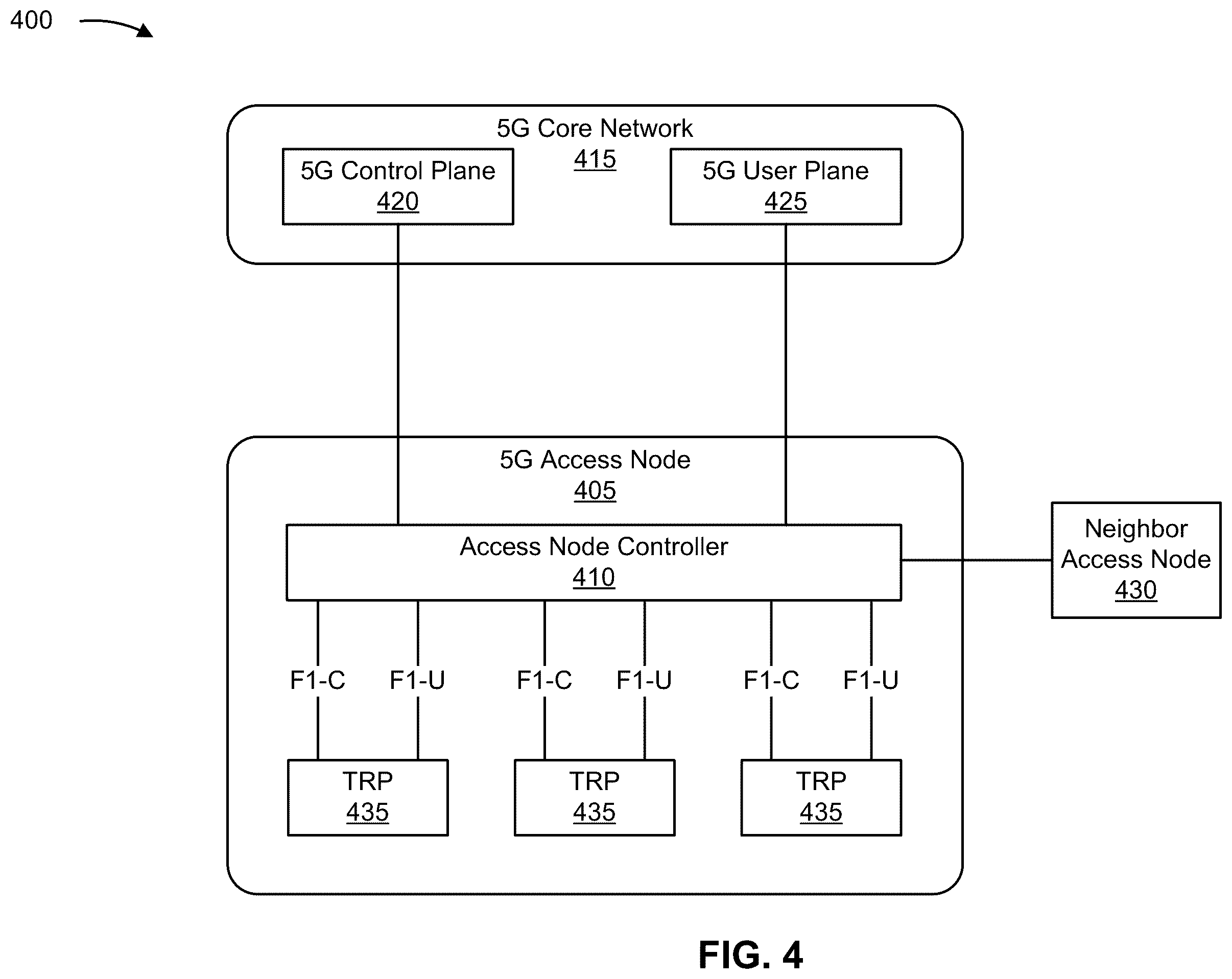 Patent US12562860 Figure 4 – Sounding reference signal precoding