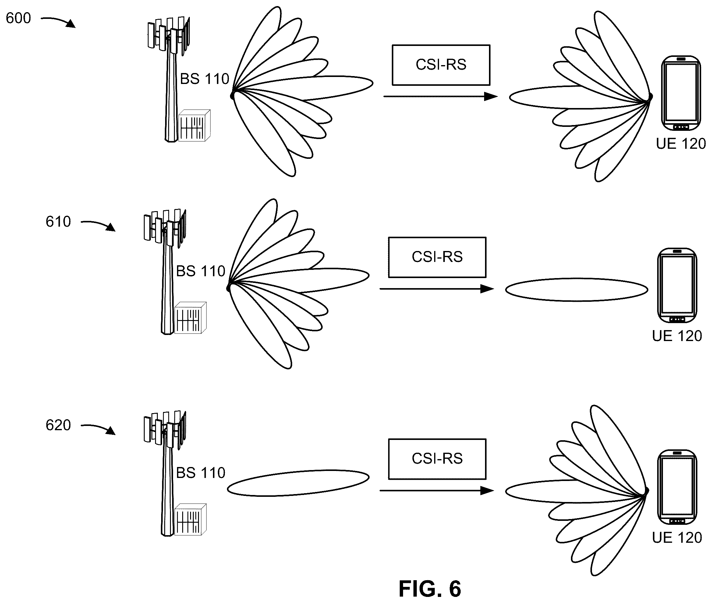 Patent US12562860 Figure 6 – Sounding reference signal precoding