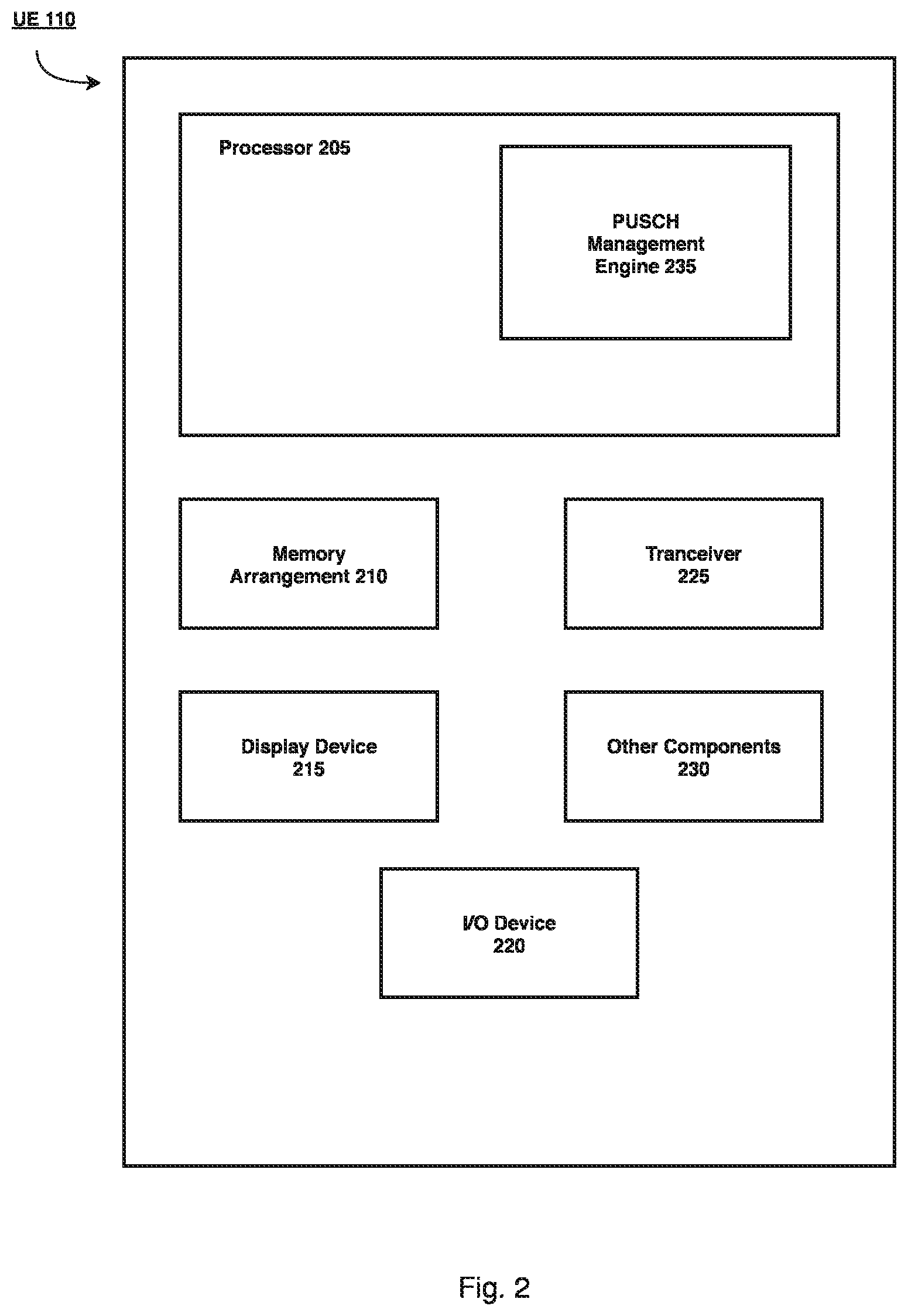 Patent US12562863 Figure 2 – TRP-specific PUSCH transmissions for multi-TRP operation