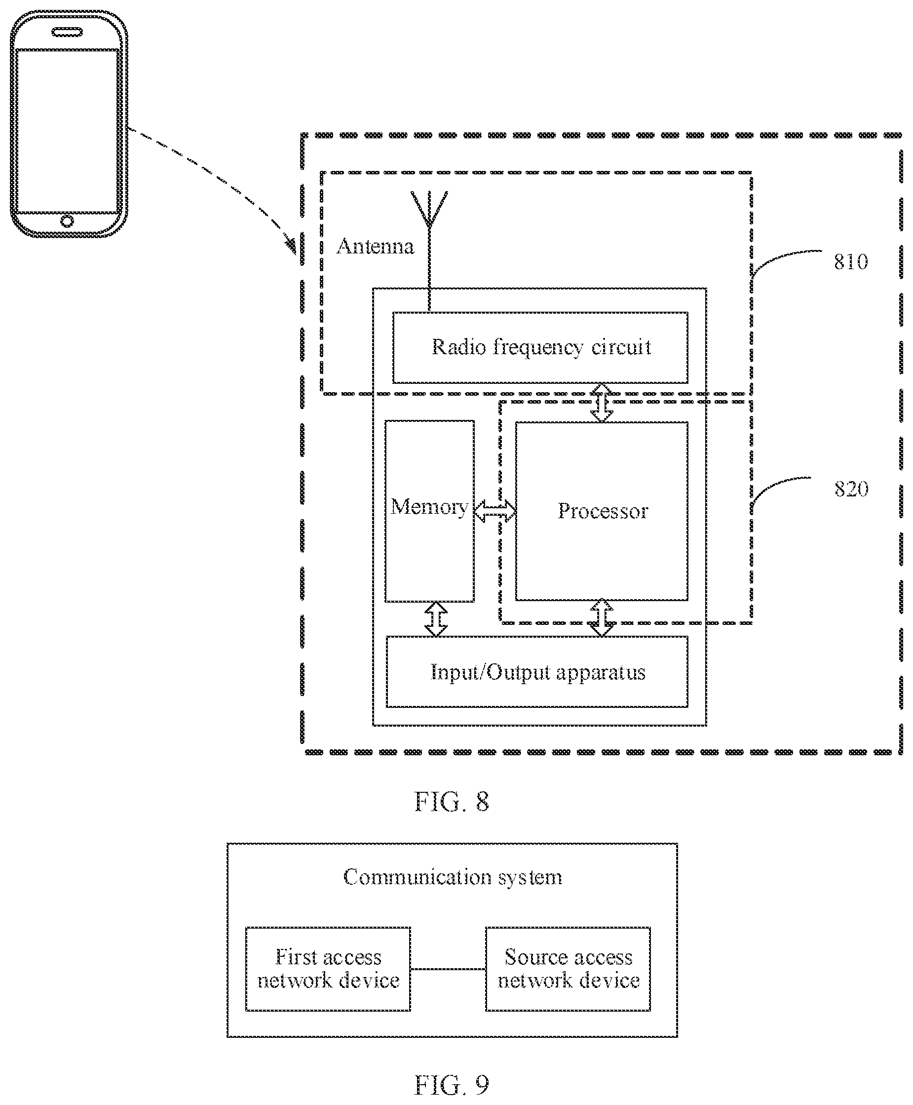 Patent US12562872 Figure 8 – Communication method and related apparatus for positioning an electronic device