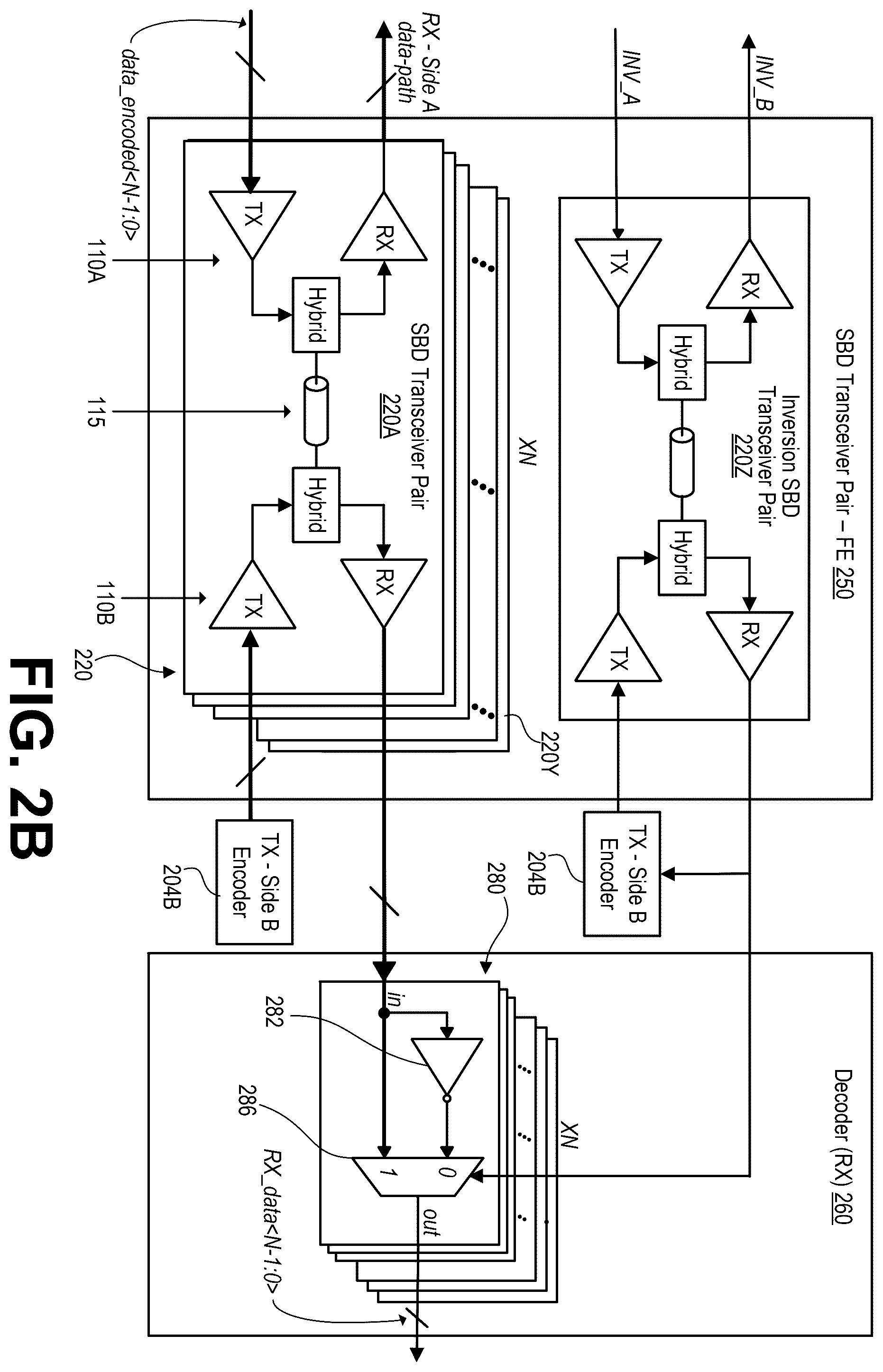 Patent US12562883 Figure 3 – Synchronized two-way direct current (DC) data-bus-inversion encoding for simultaneous bi-directional signaling