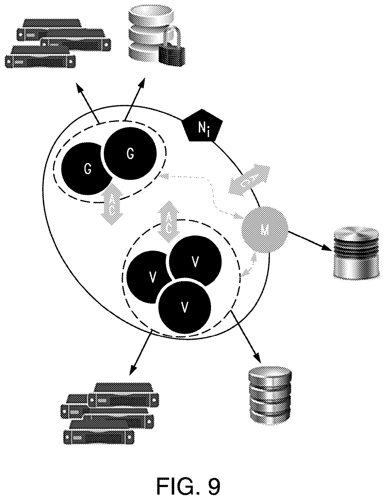Patent US12562895 Figure 8 – Data management and encryption in a distributed computing system