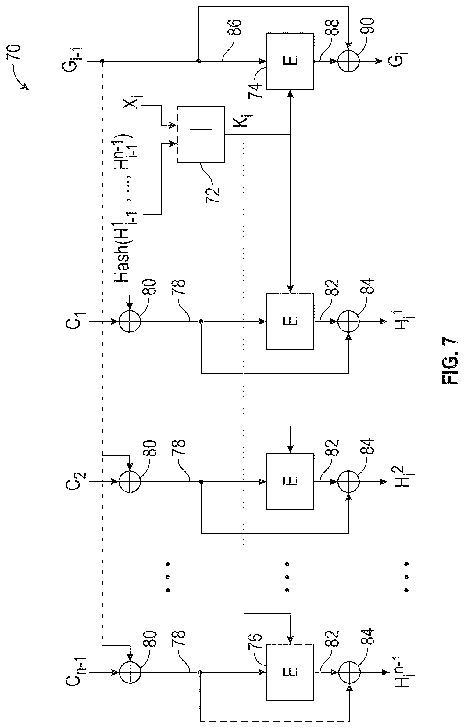 Patent US12562899 Figure 6 – Cryptographic key update system for updating 256-bit cryptographic keys
