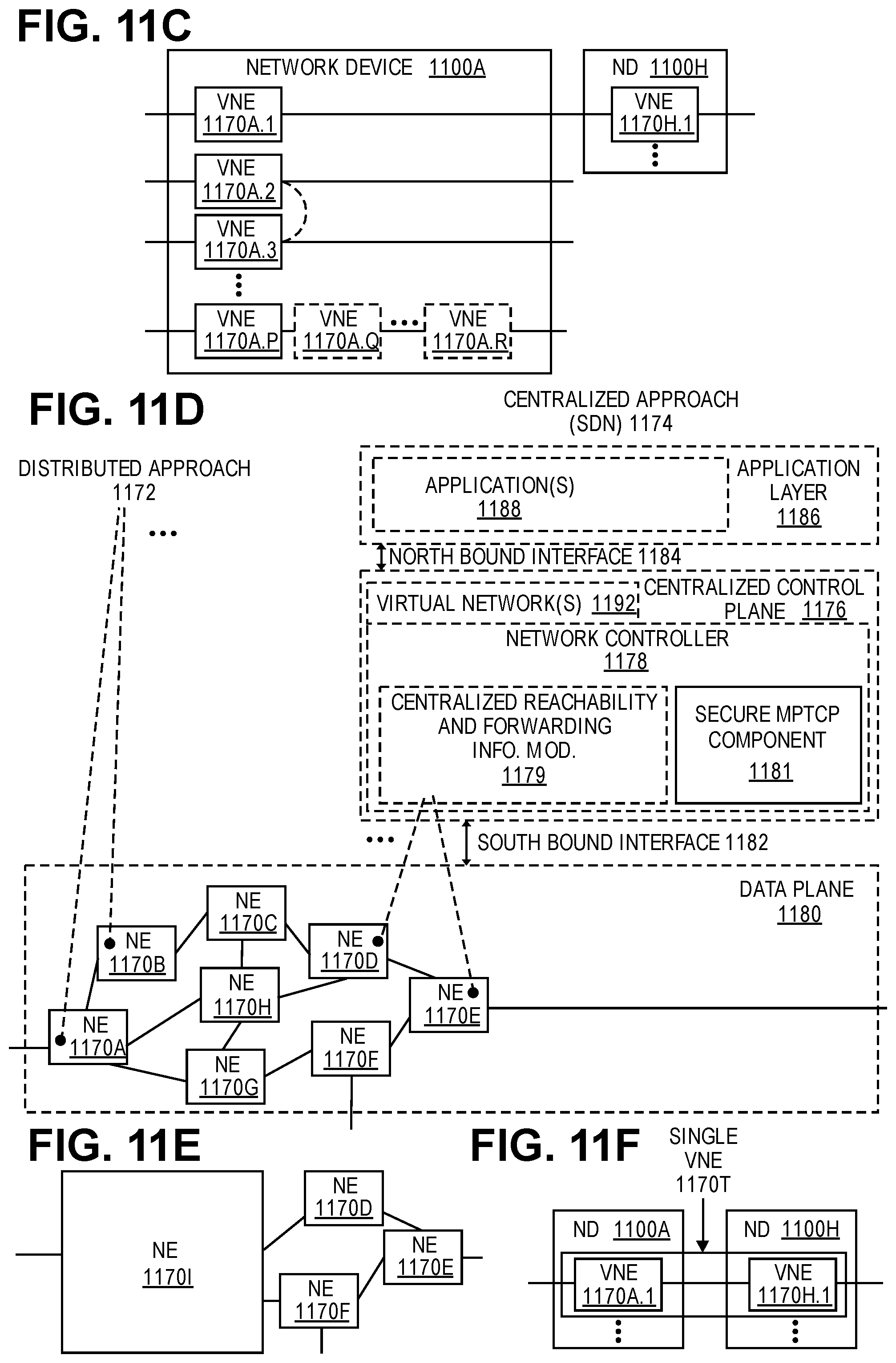 Patent US12562903 Figure 10 – Securing multi-path TCP (MPTCP) with WireGuard protocol