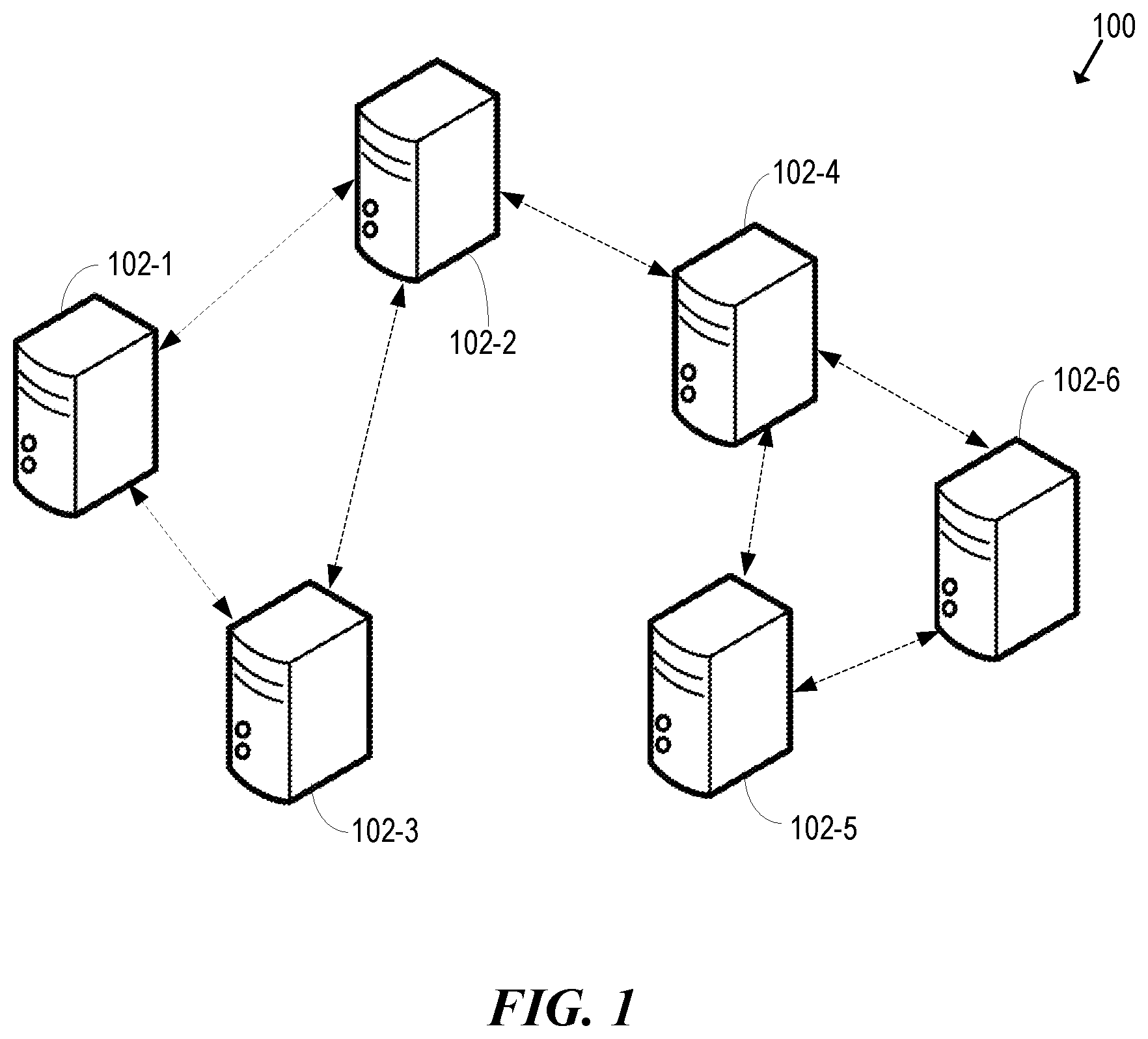 Patent US12562909 Figure 1 – Linking digital and physical non-fungible items