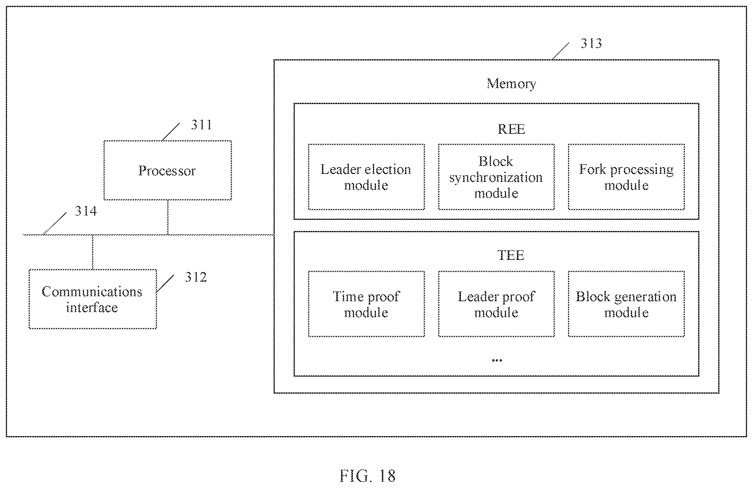 Patent US12562911 Figure 19 – Fork processing method and blockchain node