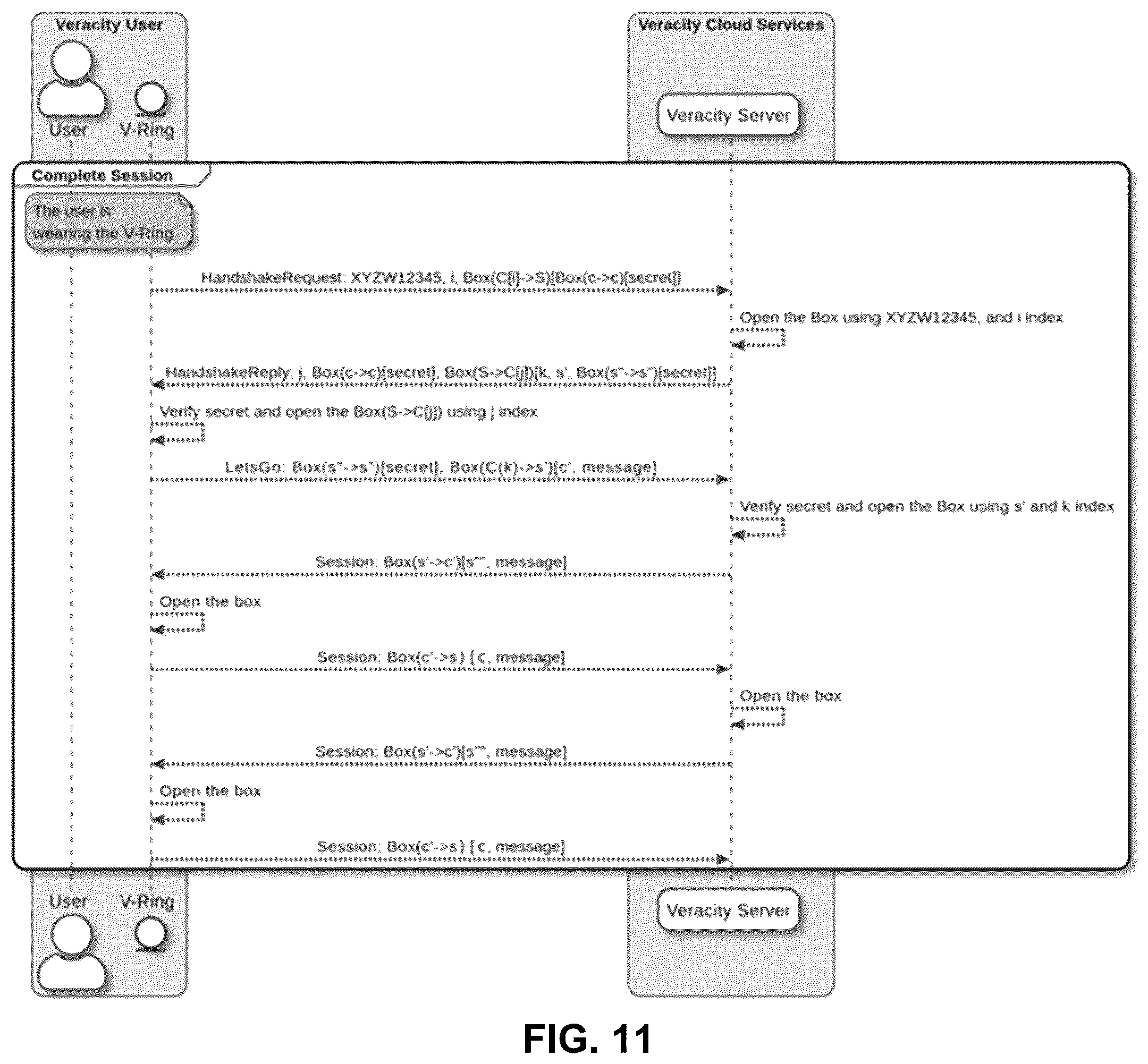 Patent US12562923 Figure 11 – Digital-asset authentication with anonymity