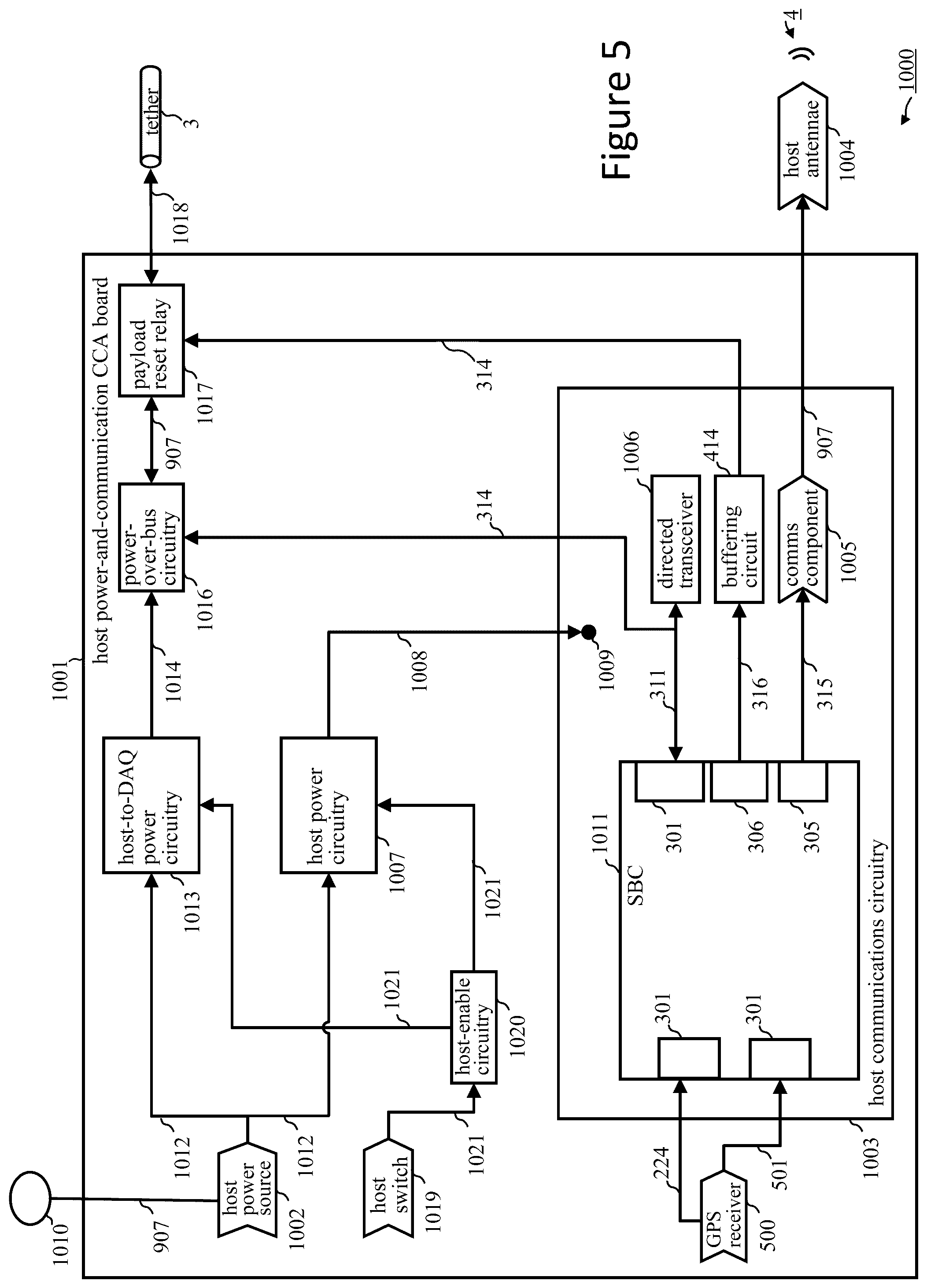 Patent US12562930 Figure 5 – Sensor system