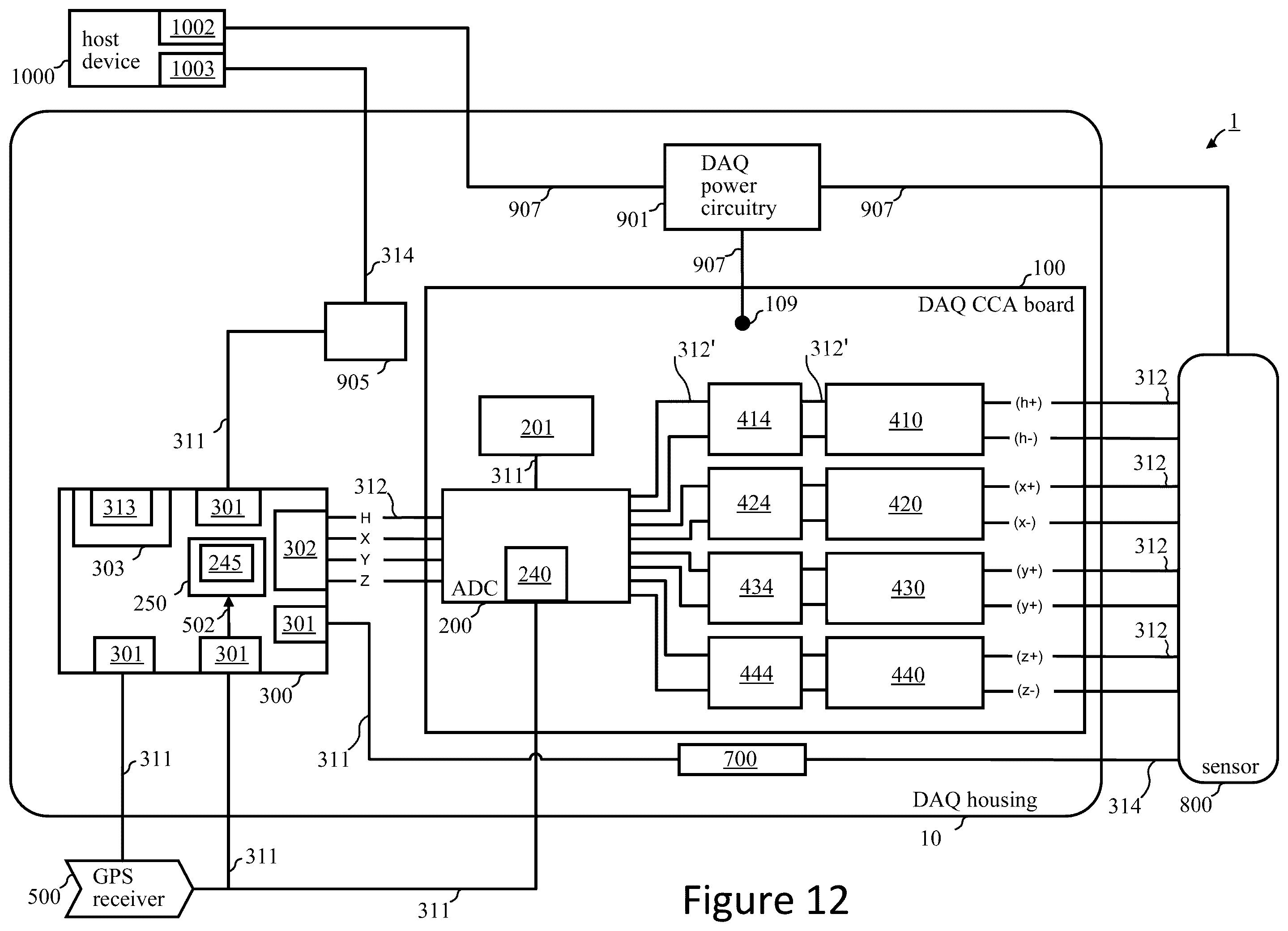 Patent US12562930 Figure 12 – Sensor system