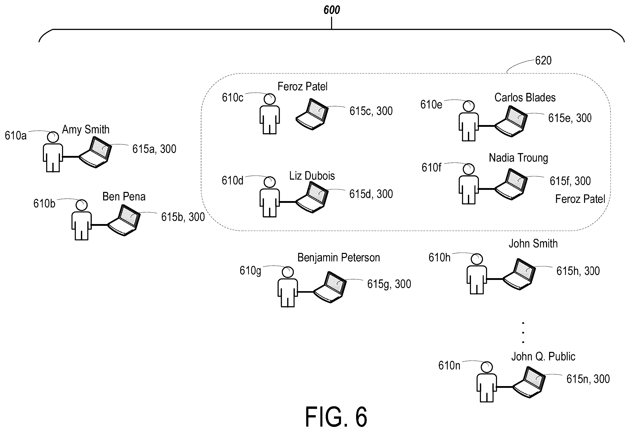 Patent US12562933 Figure 7 – Limited communications threads associated with construction based data objects
