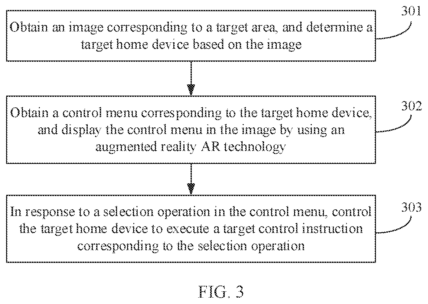 Patent US12562935 Figure 3 – Home device control method, terminal device, and computer-readable storage medium