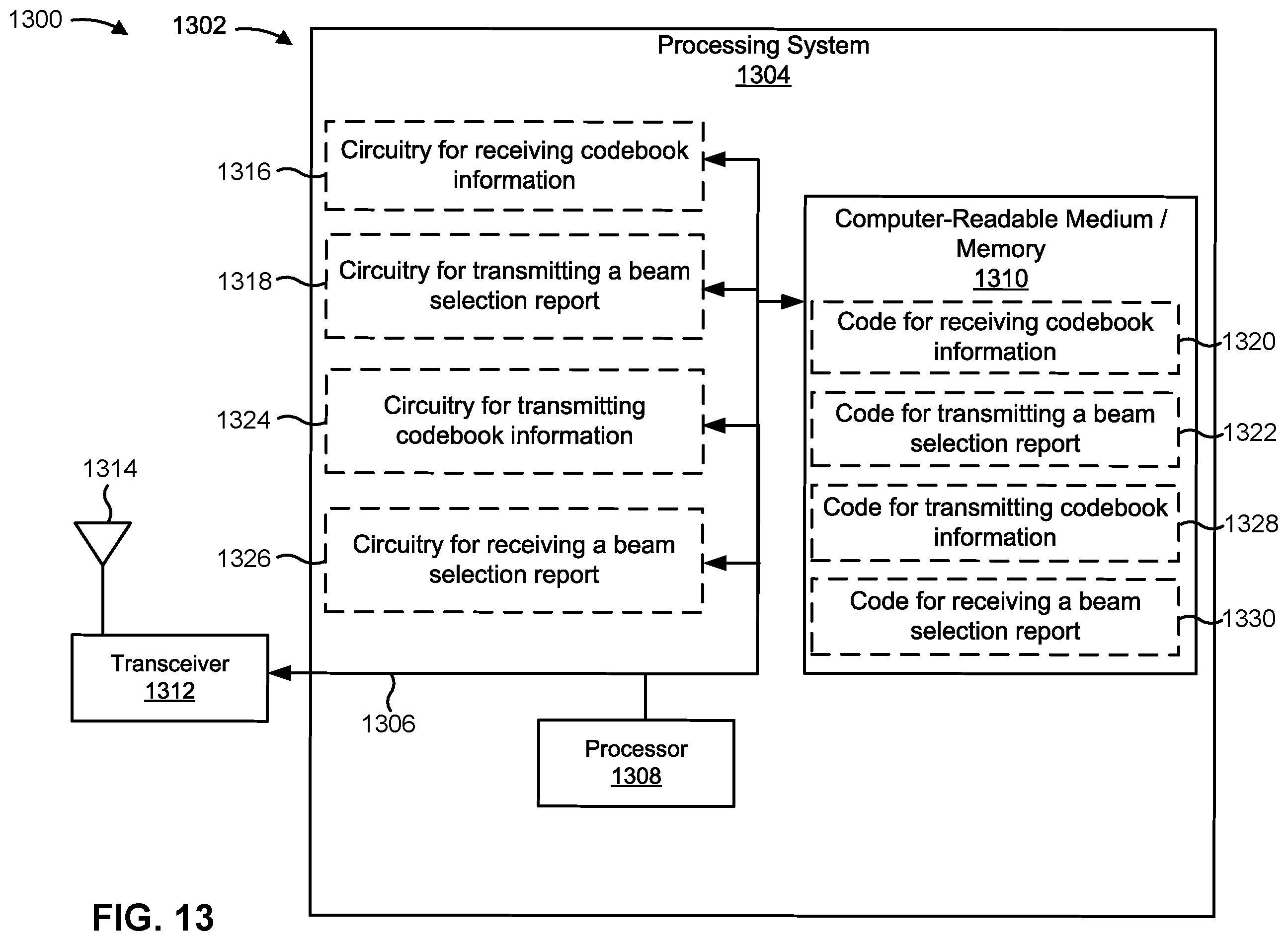 Patent US12562939 Figure 18 – Beam selection using oversampled beamforming codebooks and channel estimates
