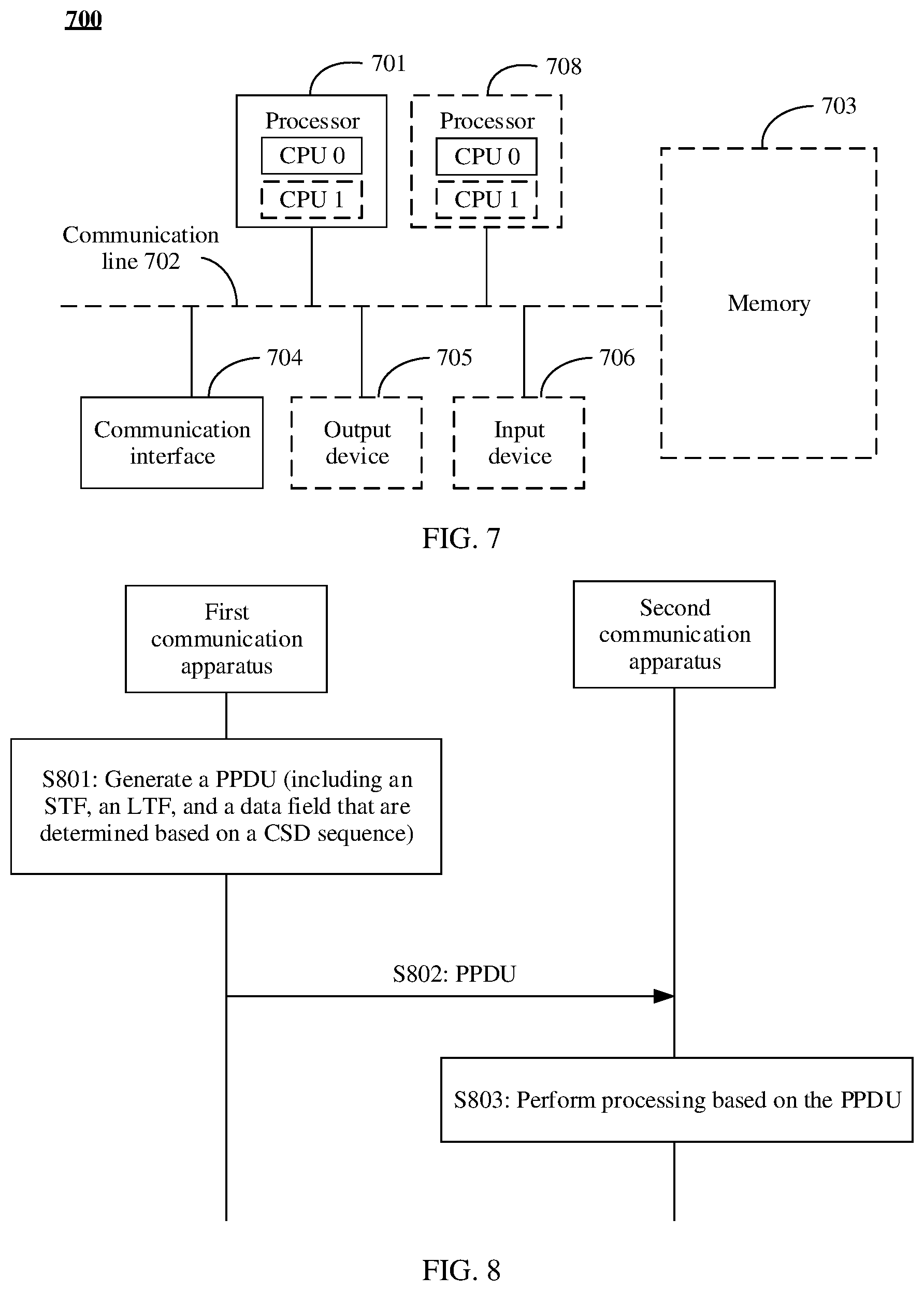 Patent US12562946 Figure 6 – Cyclic shift diversity sequence-based communication method, apparatus, and system