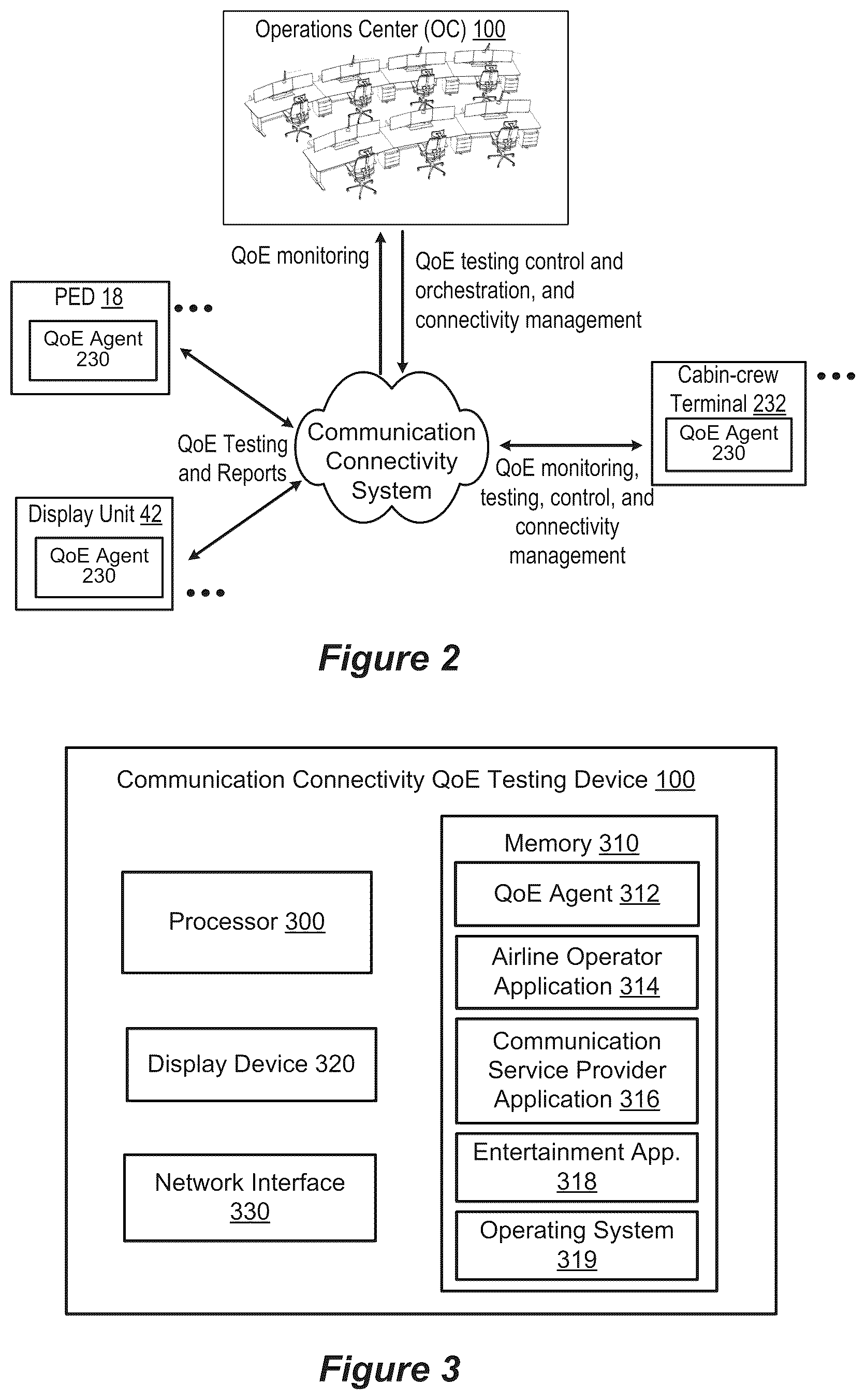 Patent US12563240 Figure 2 – In-testing quality of experience of connectivity between aircraft and ground content servers