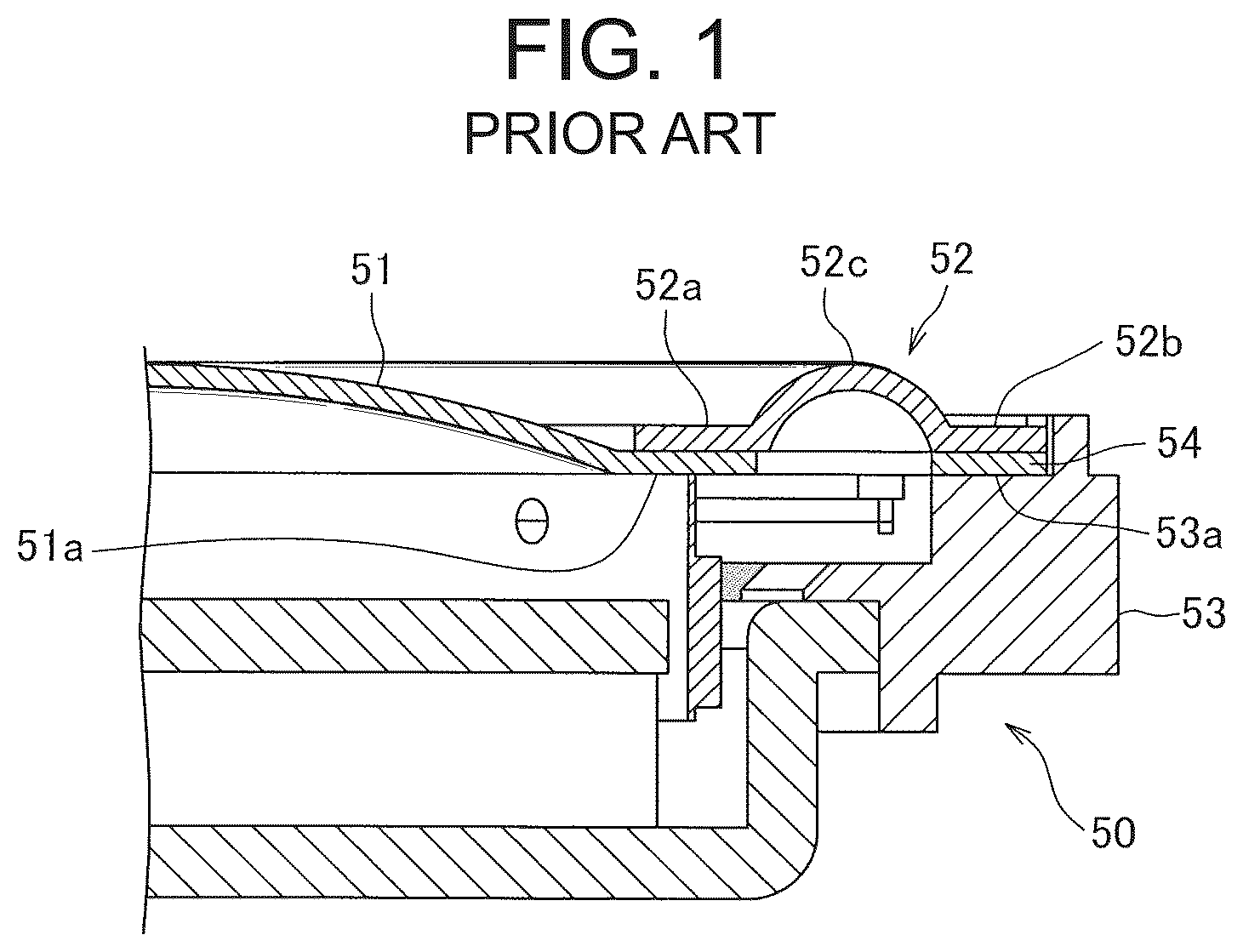 Patent US12563344 Figure 1 – Speaker device