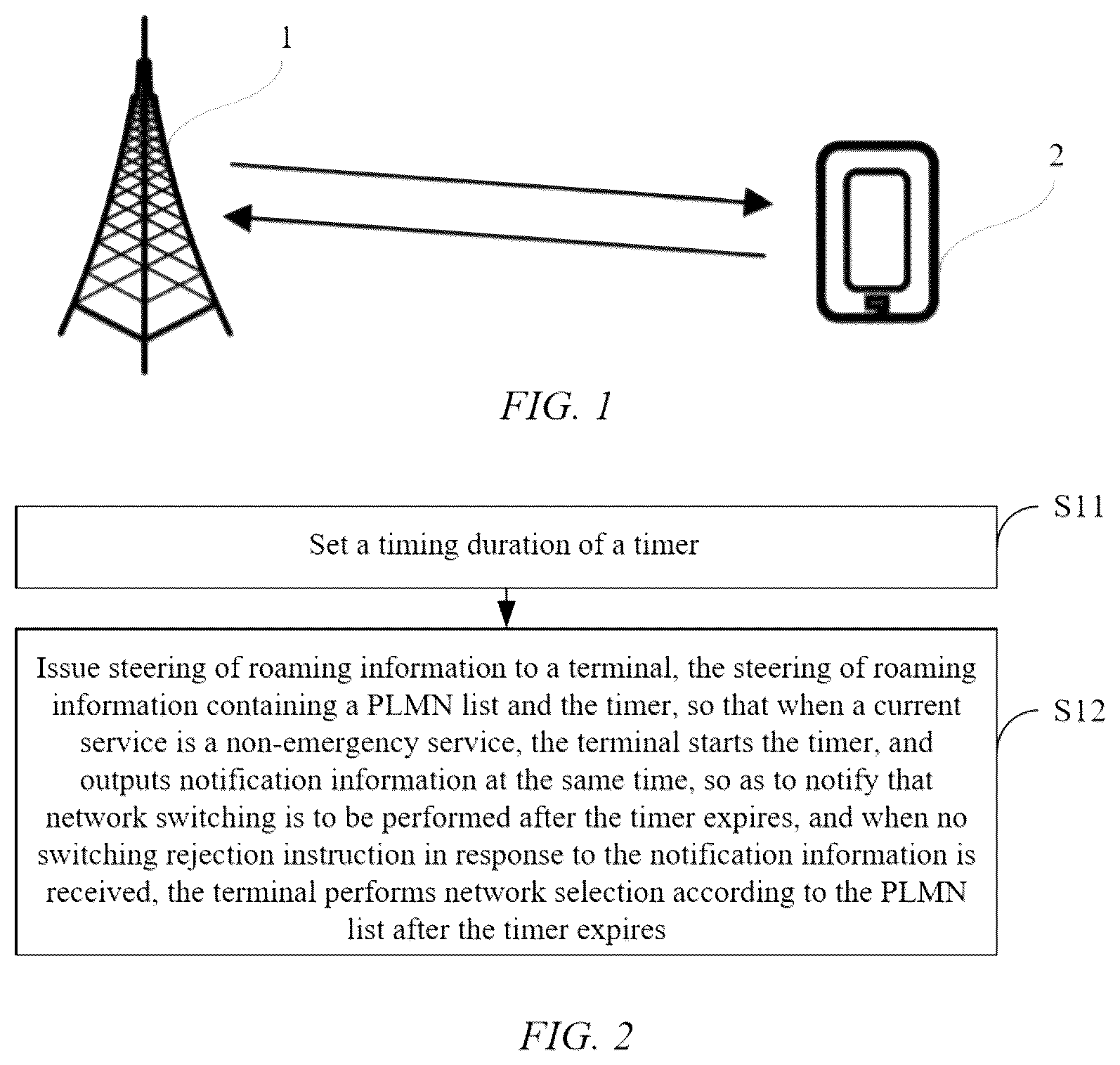 Patent US12563484 Figure 1 – Roaming network selection method, system, electronic device and storage medium