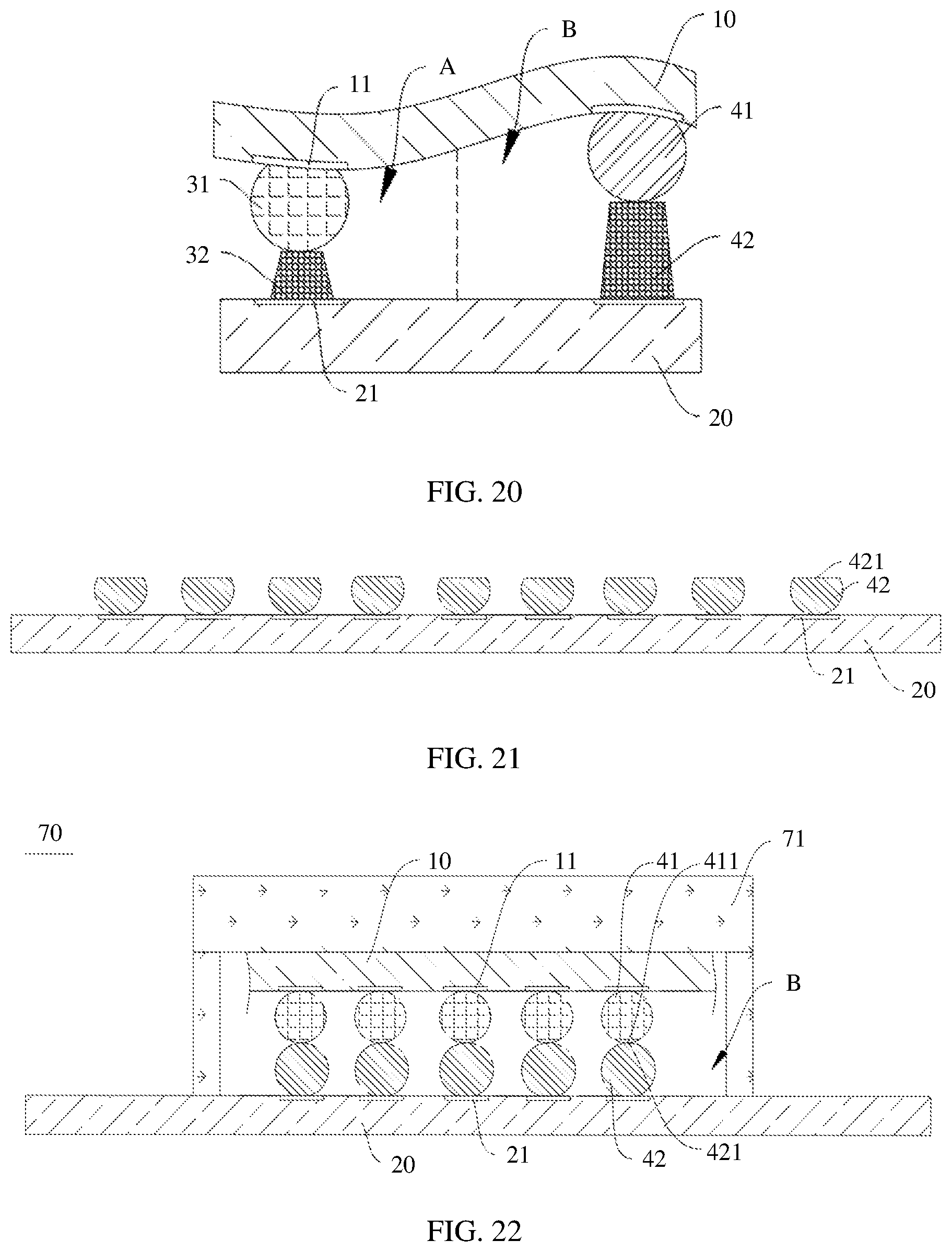 Patent US12563672 Figure 8 – Board-level structure and communication device