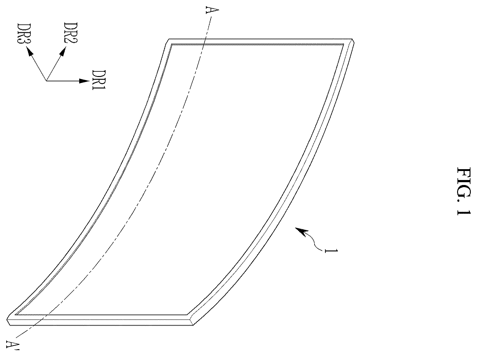 Patent US12563684 Figure 1 – Display device