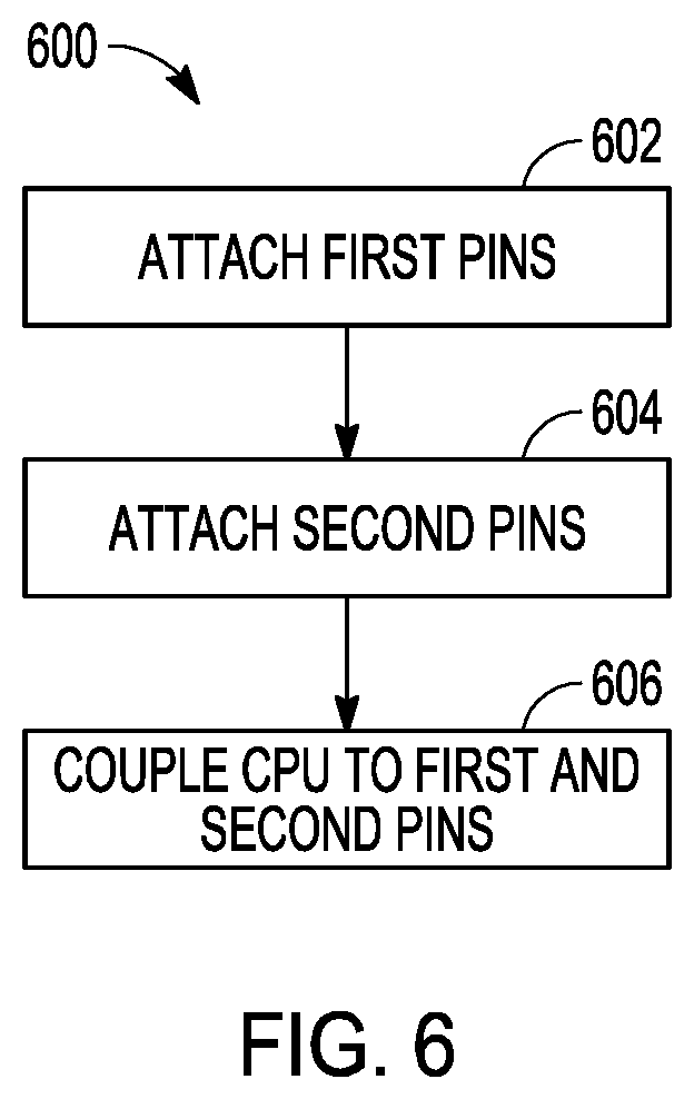 Patent US12563686 Figure 9 – LGA socket pins for improved differential signaling performance