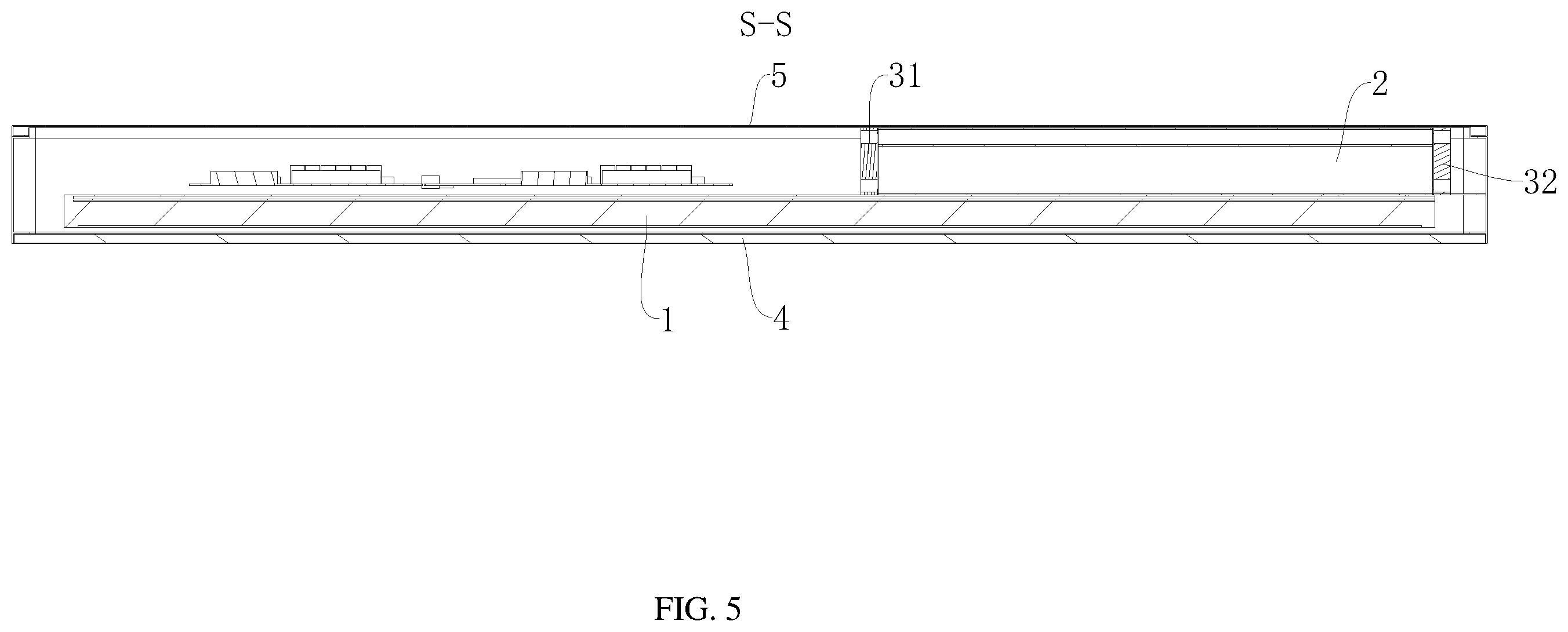 Patent US12563708 Figure 4 – Display cooled by internal and external airflows circulation
