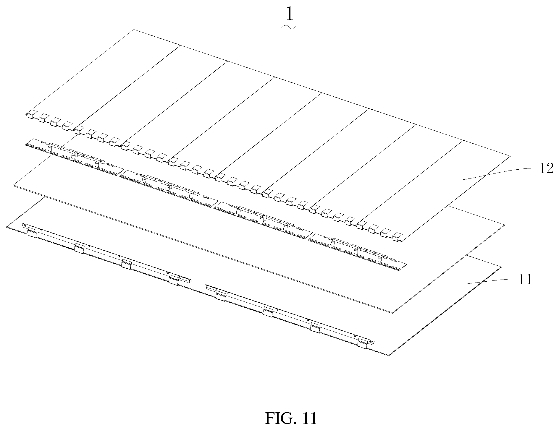Patent US12563708 Figure 10 – Display cooled by internal and external airflows circulation