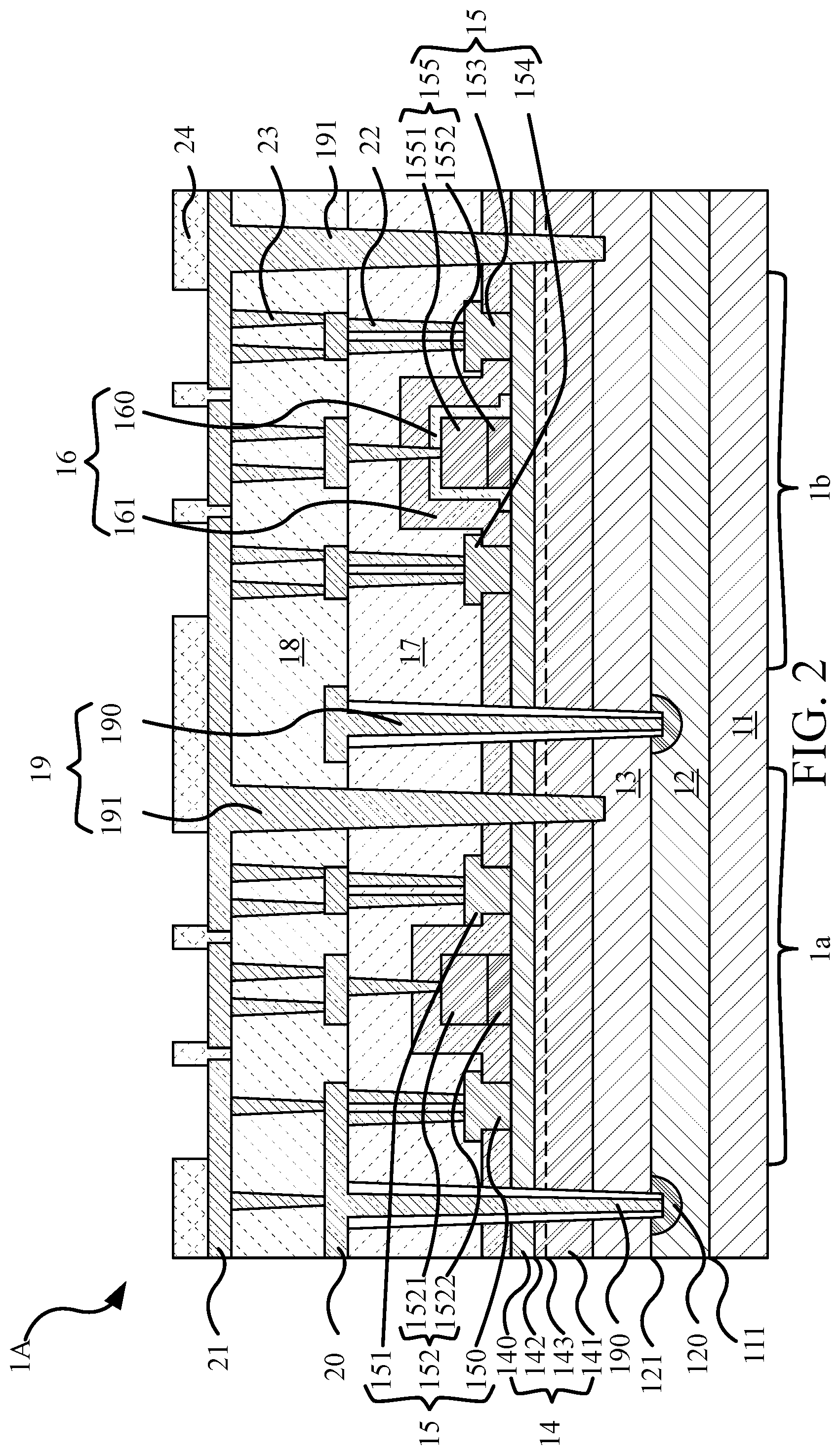Patent US12563765 Figure 2 – Nitride-based semiconductor circuit and method for manufacturing the same