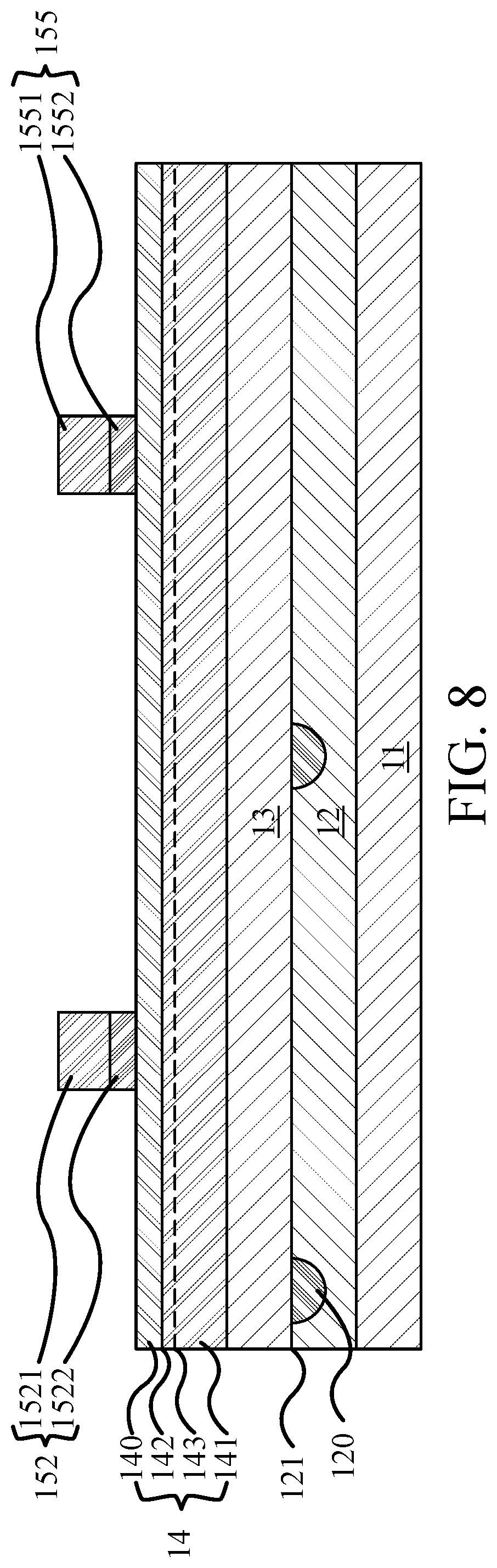 Patent US12563765 Figure 8 – Nitride-based semiconductor circuit and method for manufacturing the same