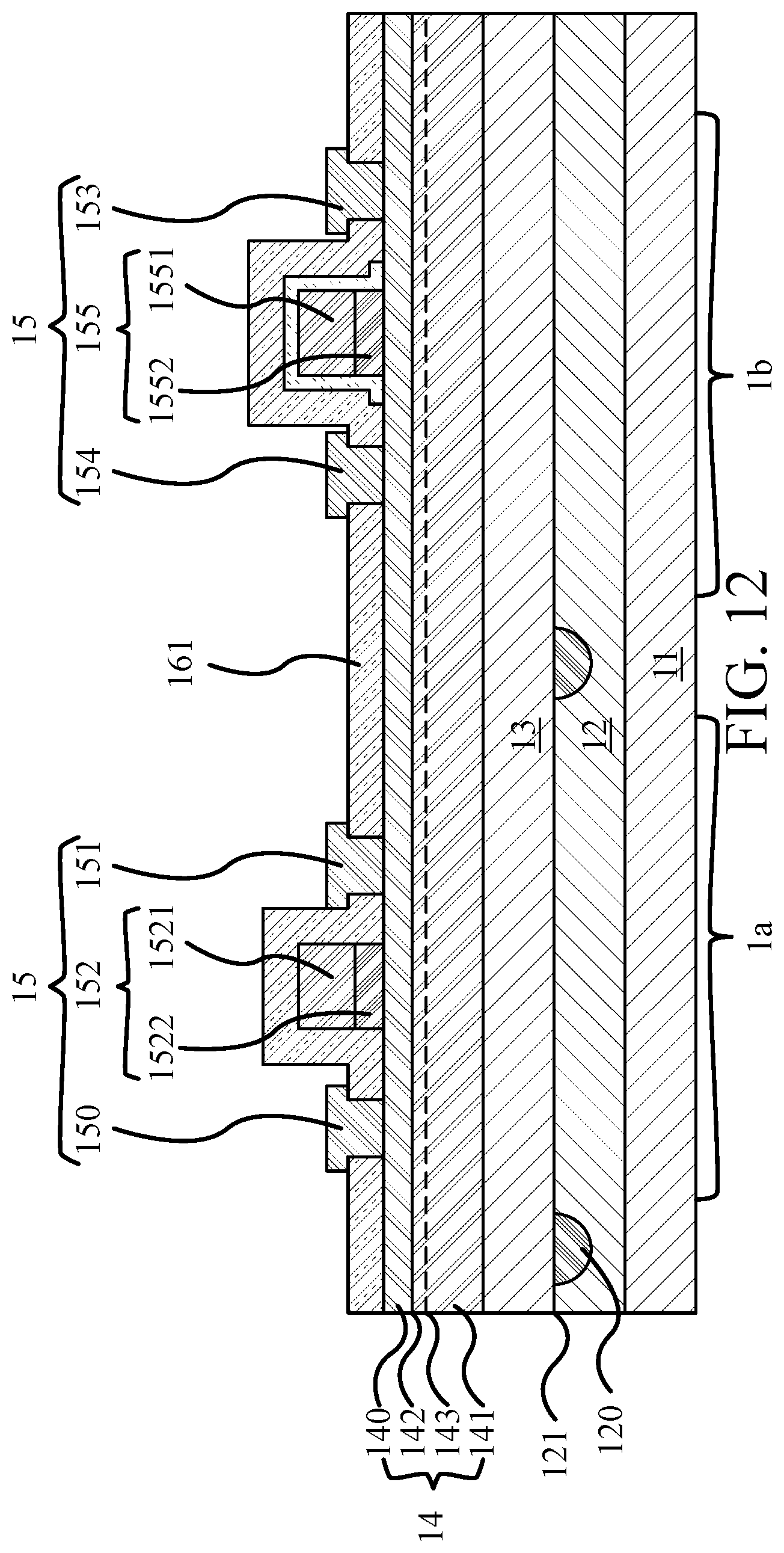 Patent US12563765 Figure 12 – Nitride-based semiconductor circuit and method for manufacturing the same