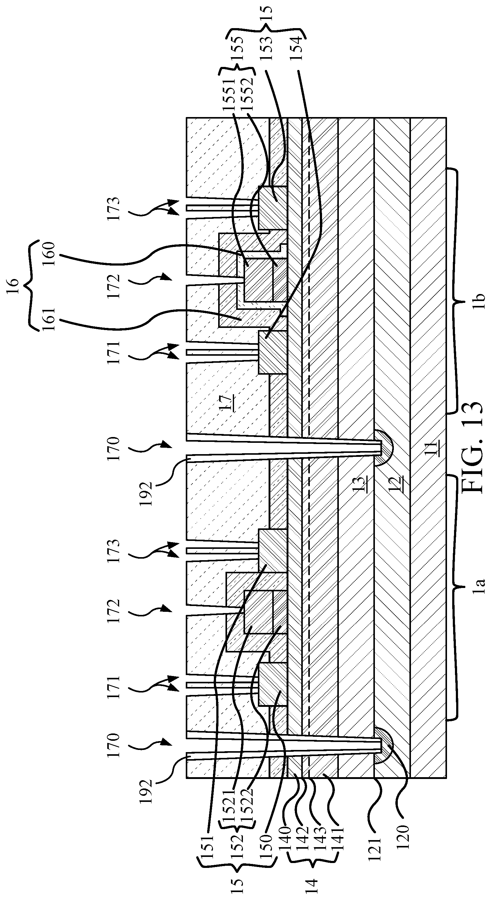 Patent US12563765 Figure 13 – Nitride-based semiconductor circuit and method for manufacturing the same