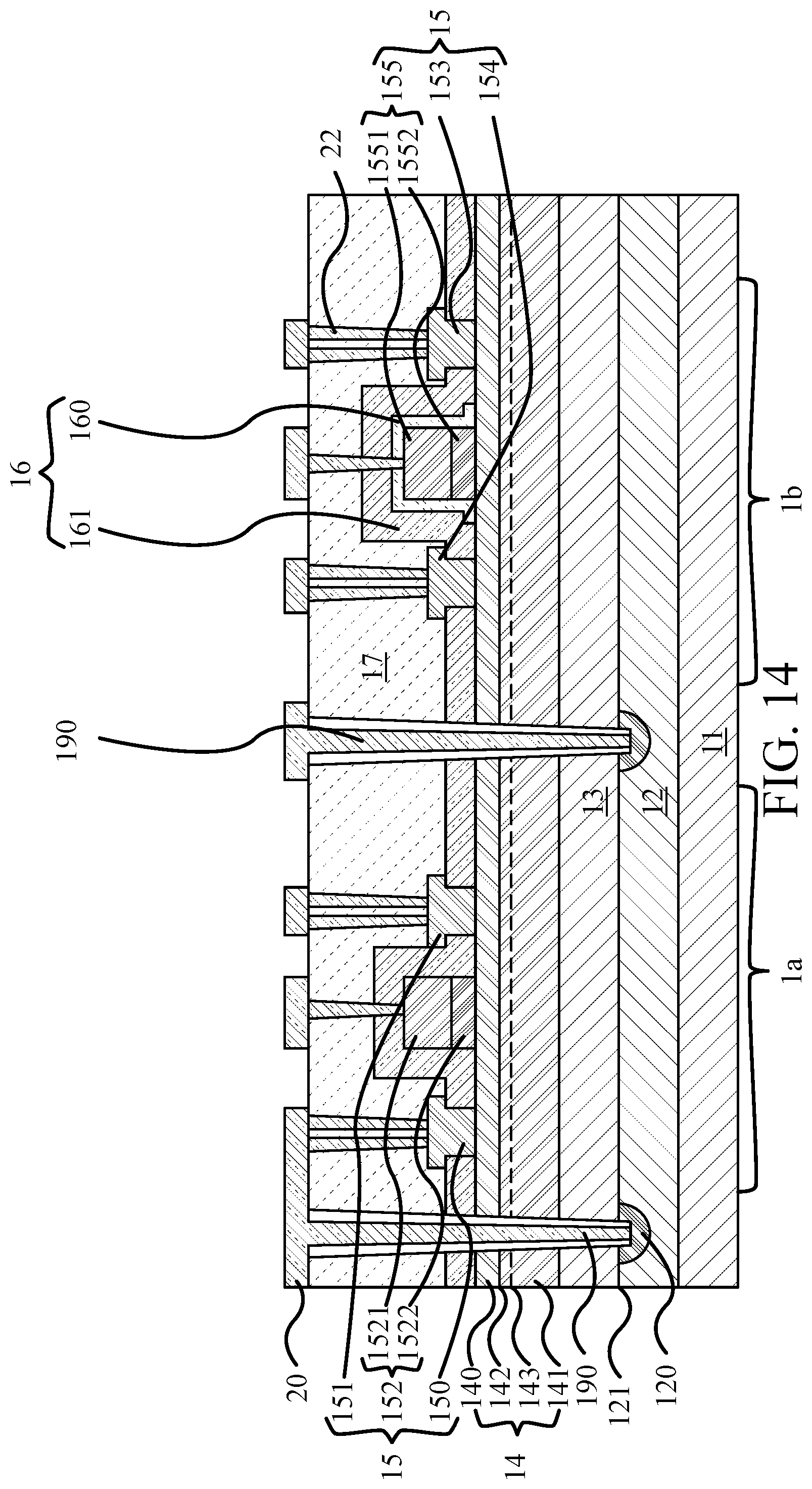 Patent US12563765 Figure 14 – Nitride-based semiconductor circuit and method for manufacturing the same