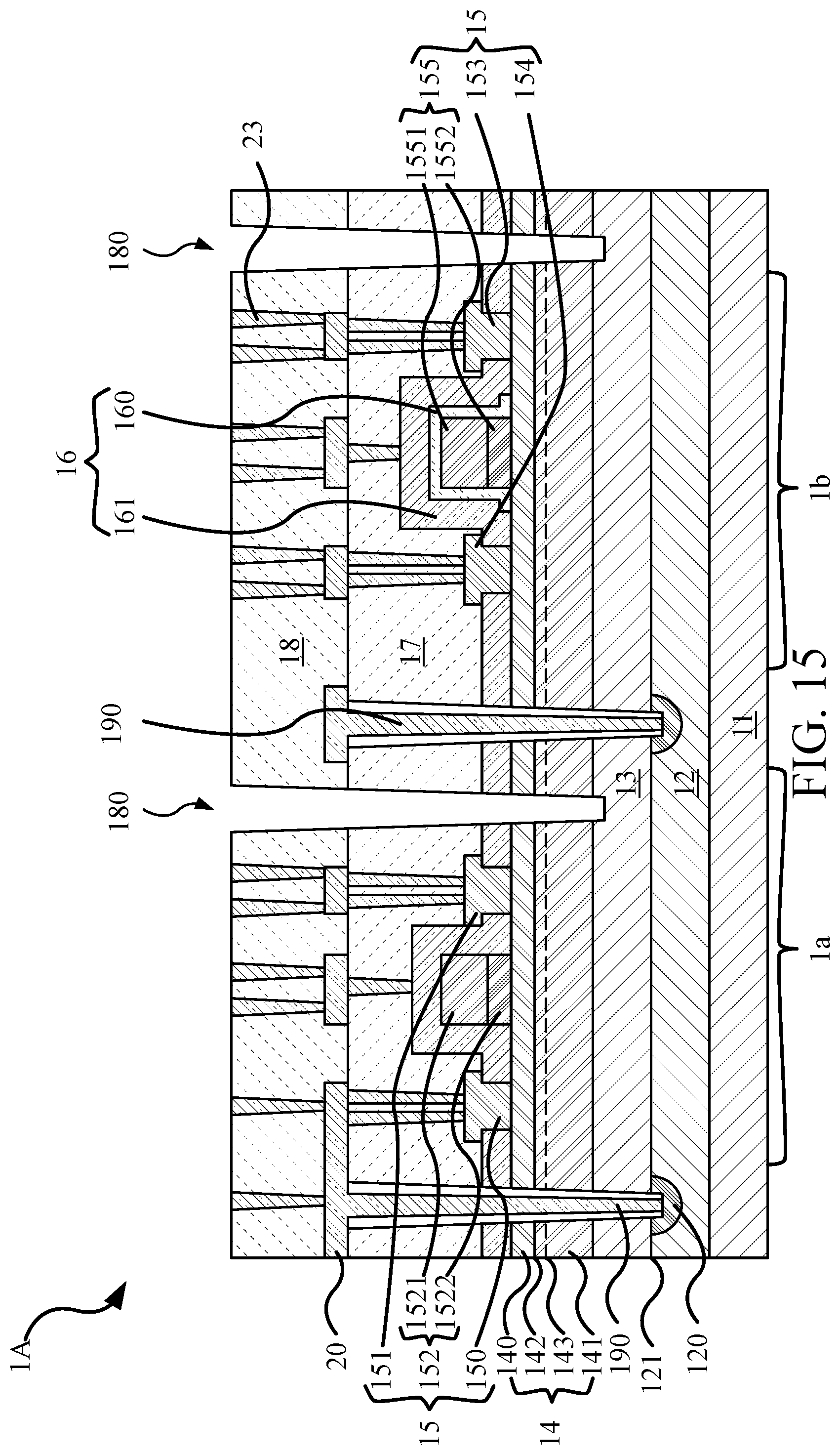Patent US12563765 Figure 15 – Nitride-based semiconductor circuit and method for manufacturing the same